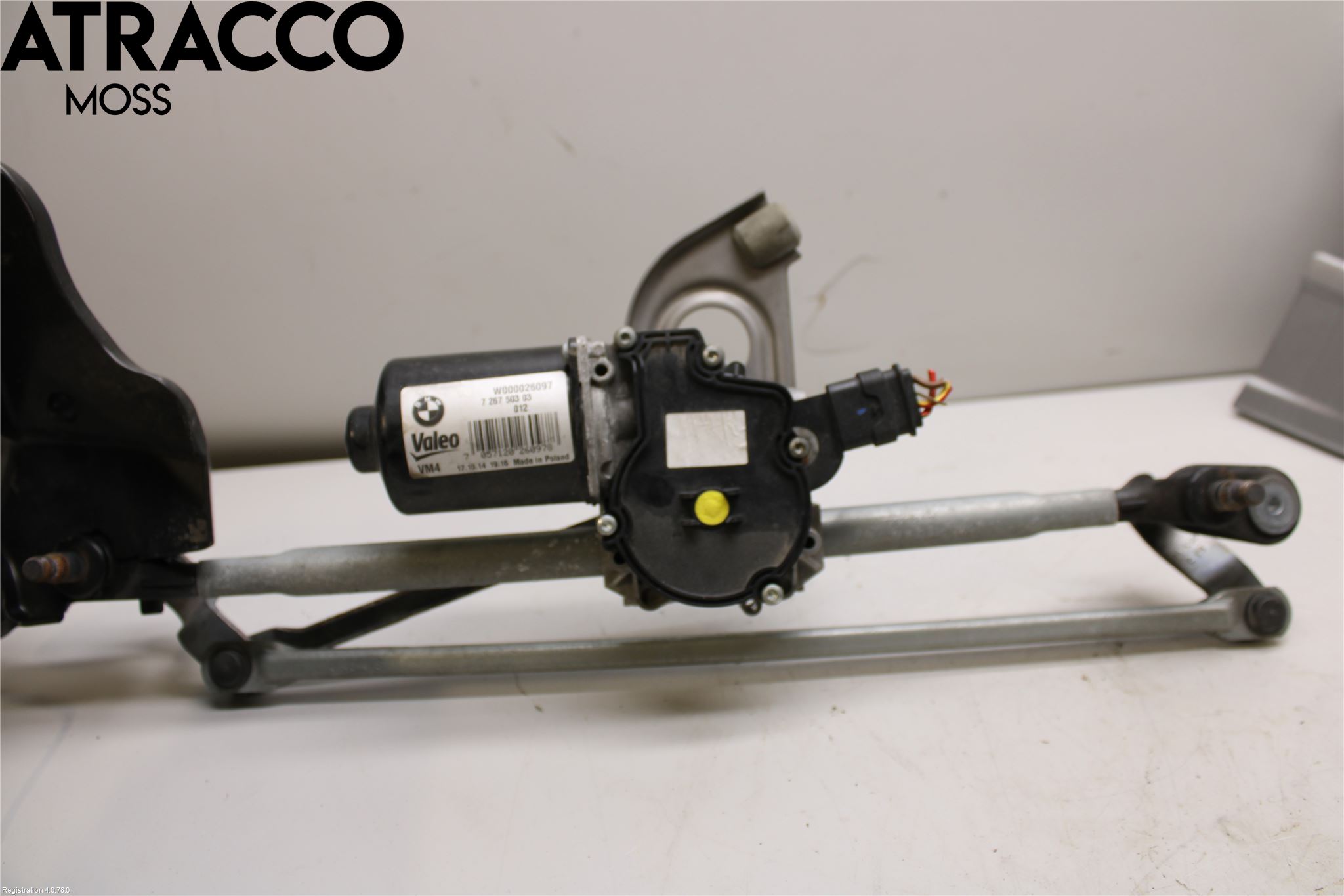 BMW 3 F30/F31/F80 12-19 Torkarmotor Vindruta