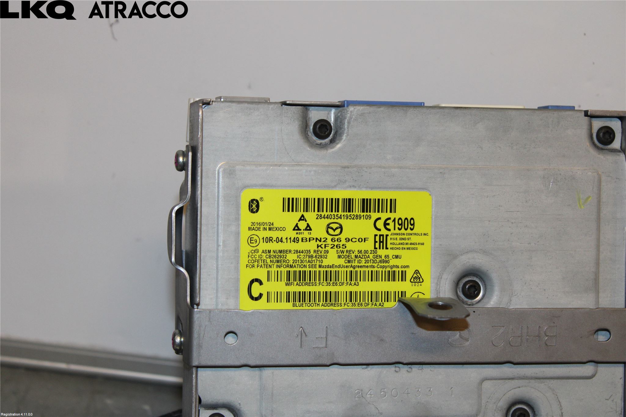 Mazda 3 III 14-19 Radio