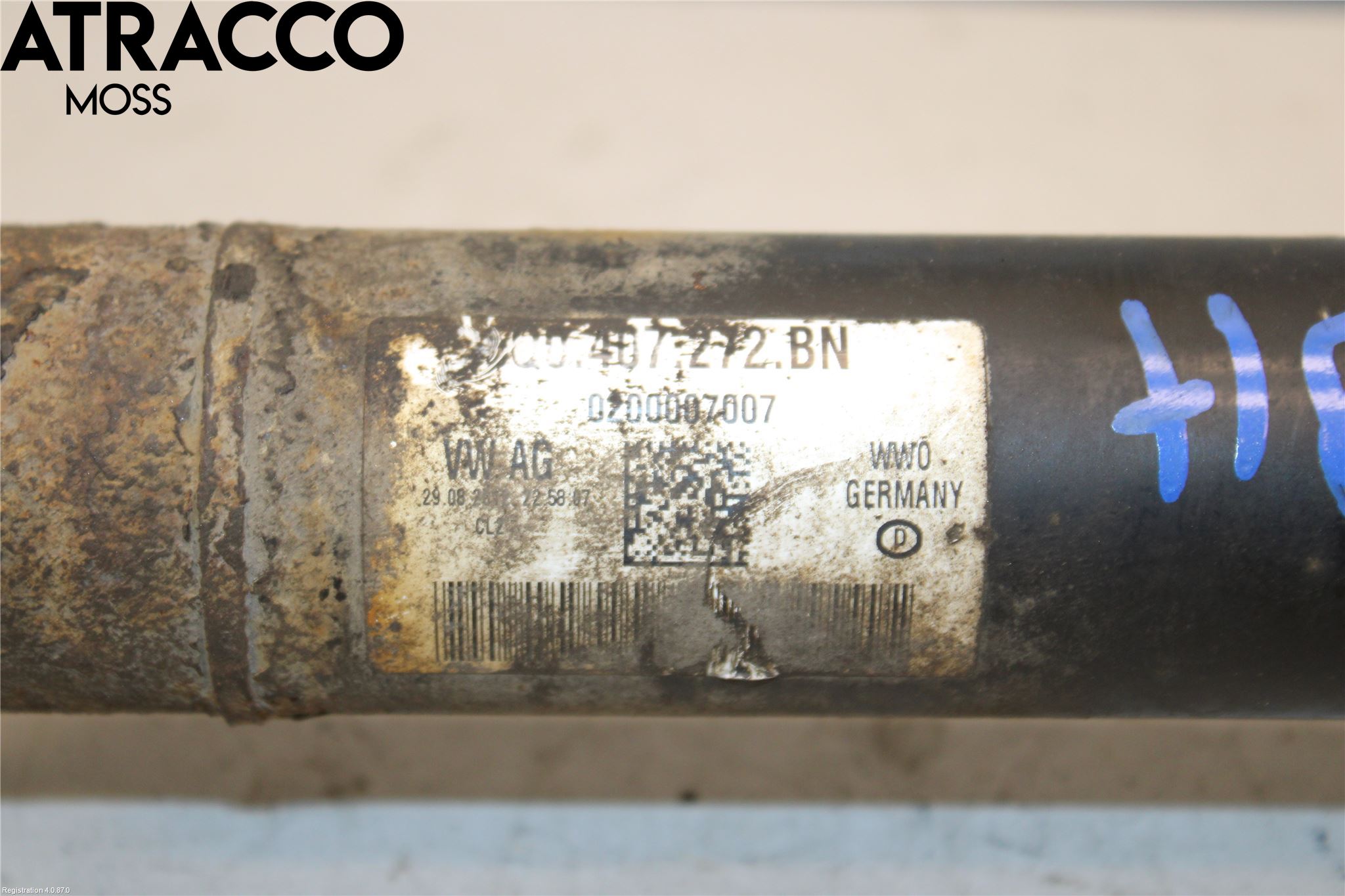 Volkswagen VW GOLF VI 09-13 Drivaxel Fram Höger