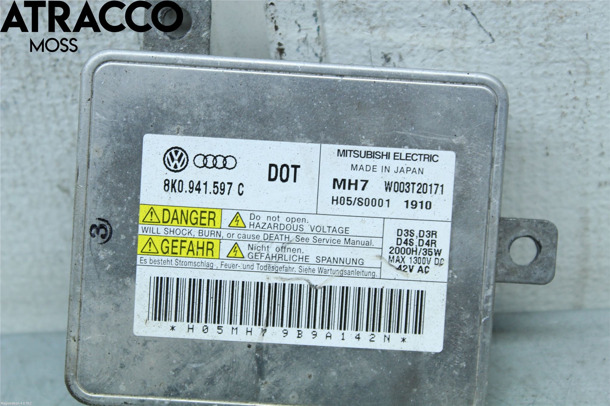 Audi A4/S4 08-11 Styrenhet Strålkastare
