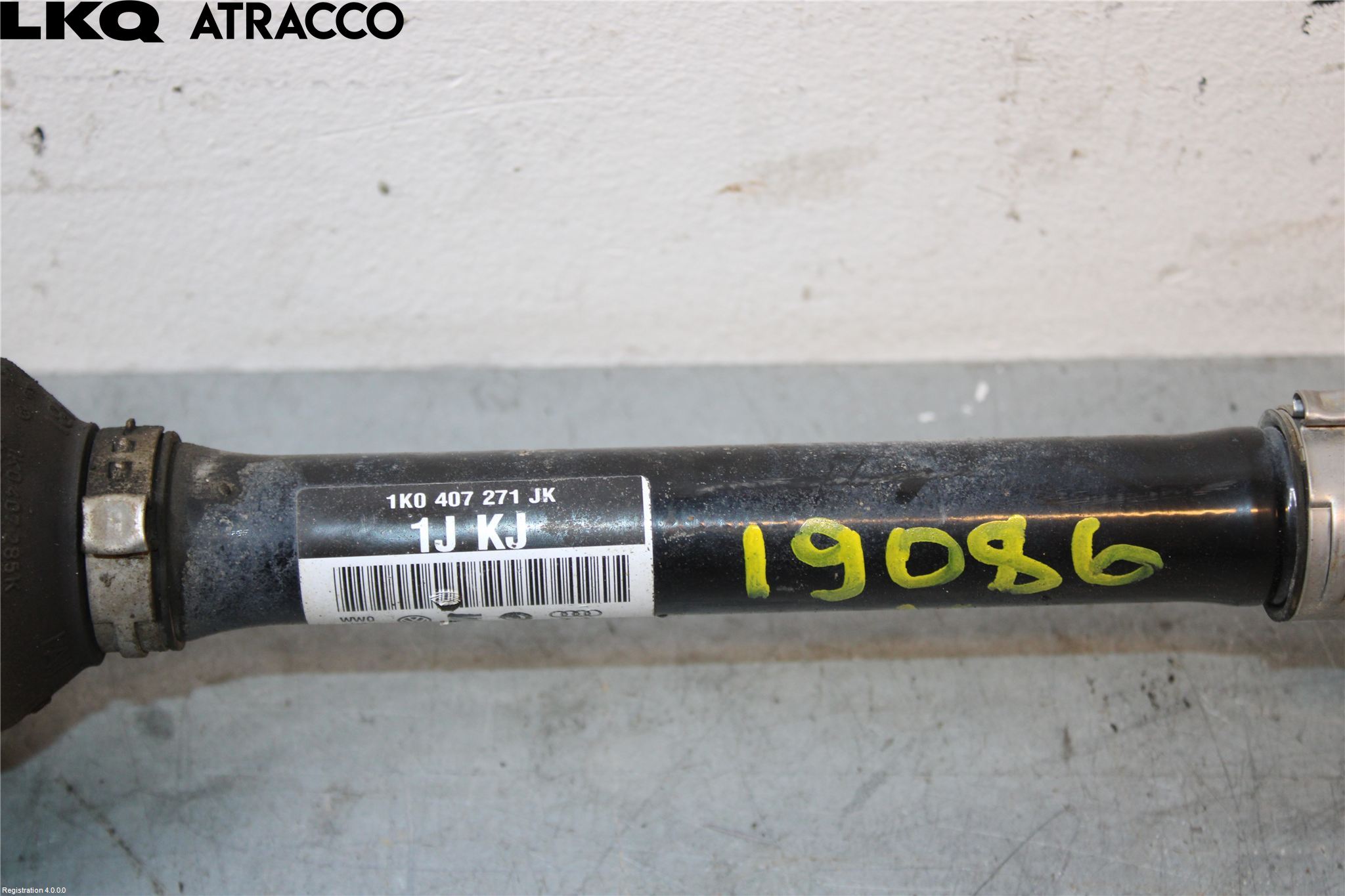 Volkswagen VW GOLF VI 09-13 Drivaxel Fram Vänster