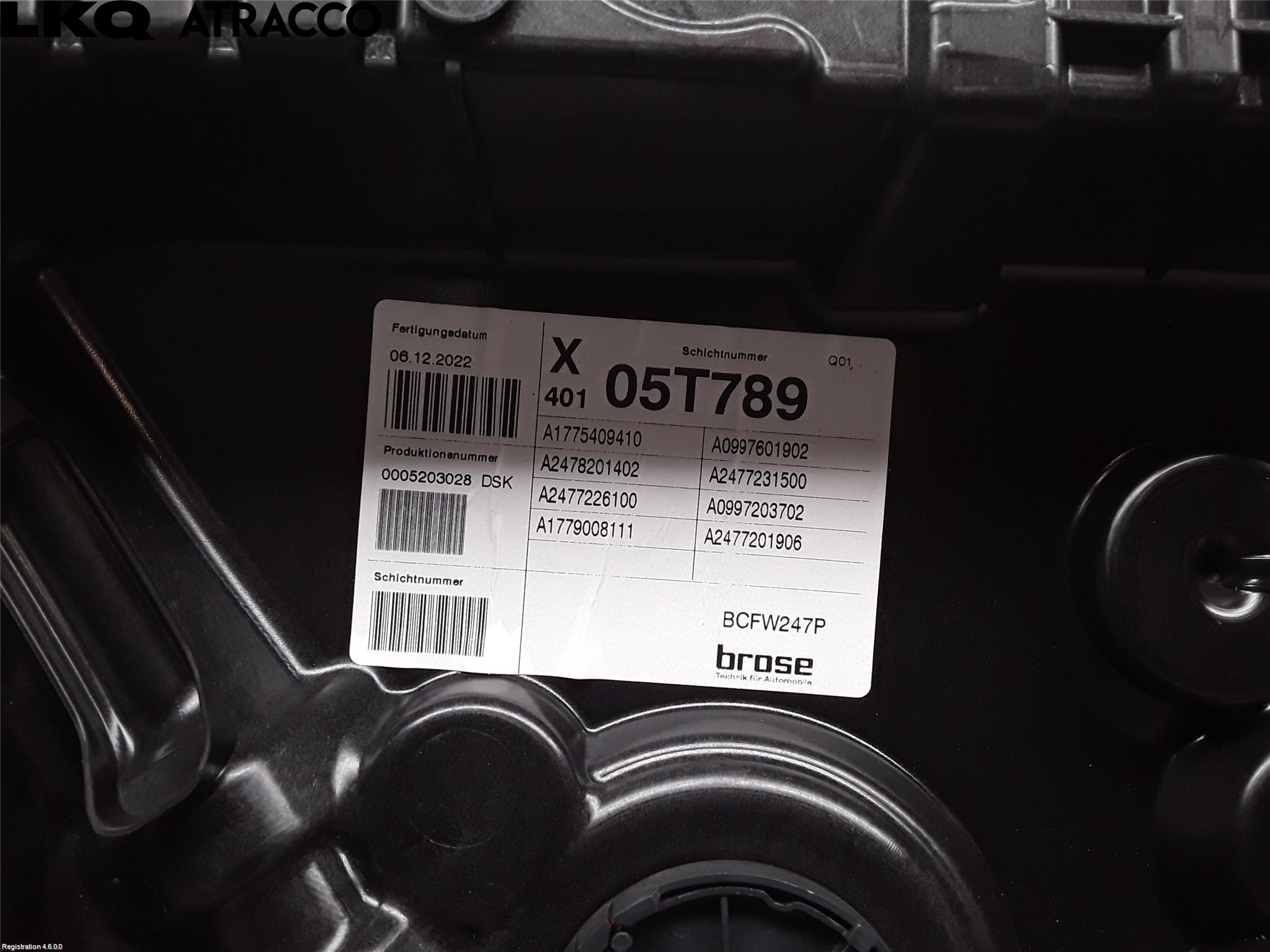 Mercedes-Benz MB EQB (X243) 22- Fönsterhiss El Kompl
