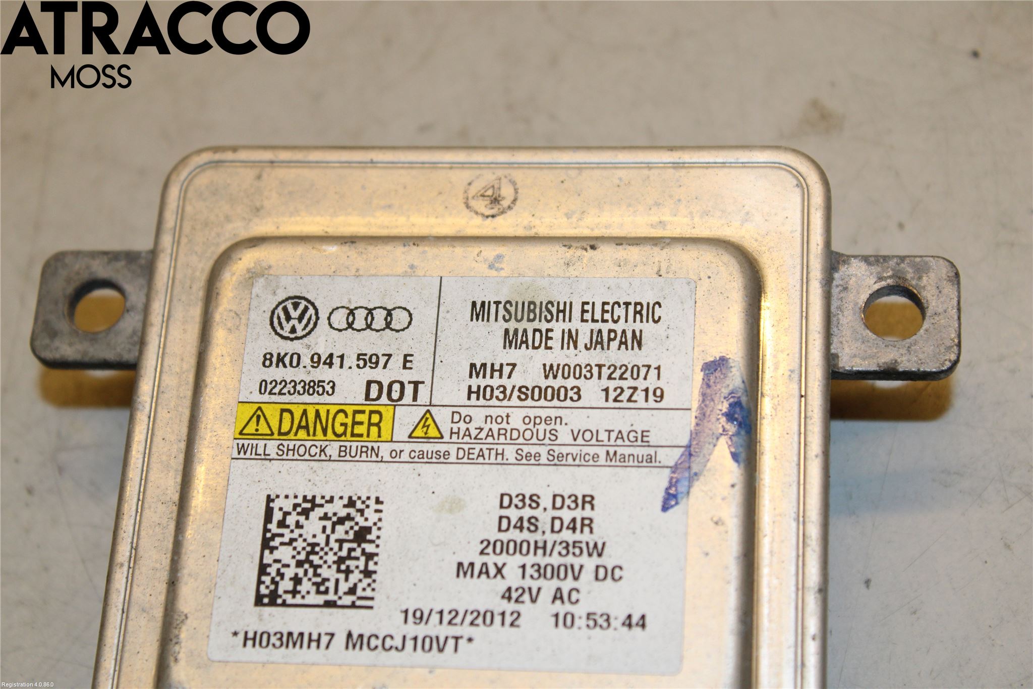 Audi A4 ALLROAD 09-16 Styrenhet Strålkastare
