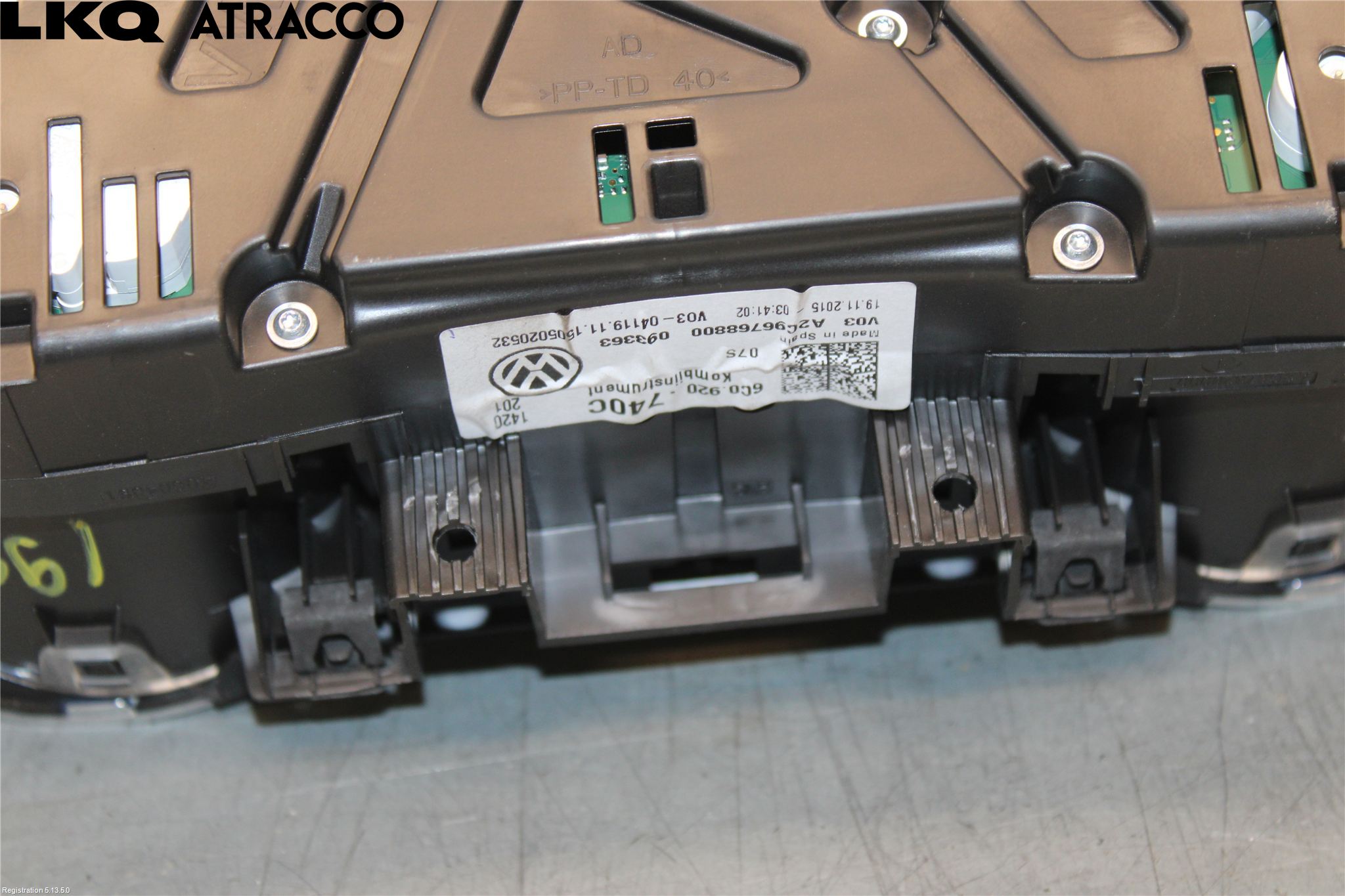 Volkswagen VW POLO 10-17 Instrument Komb