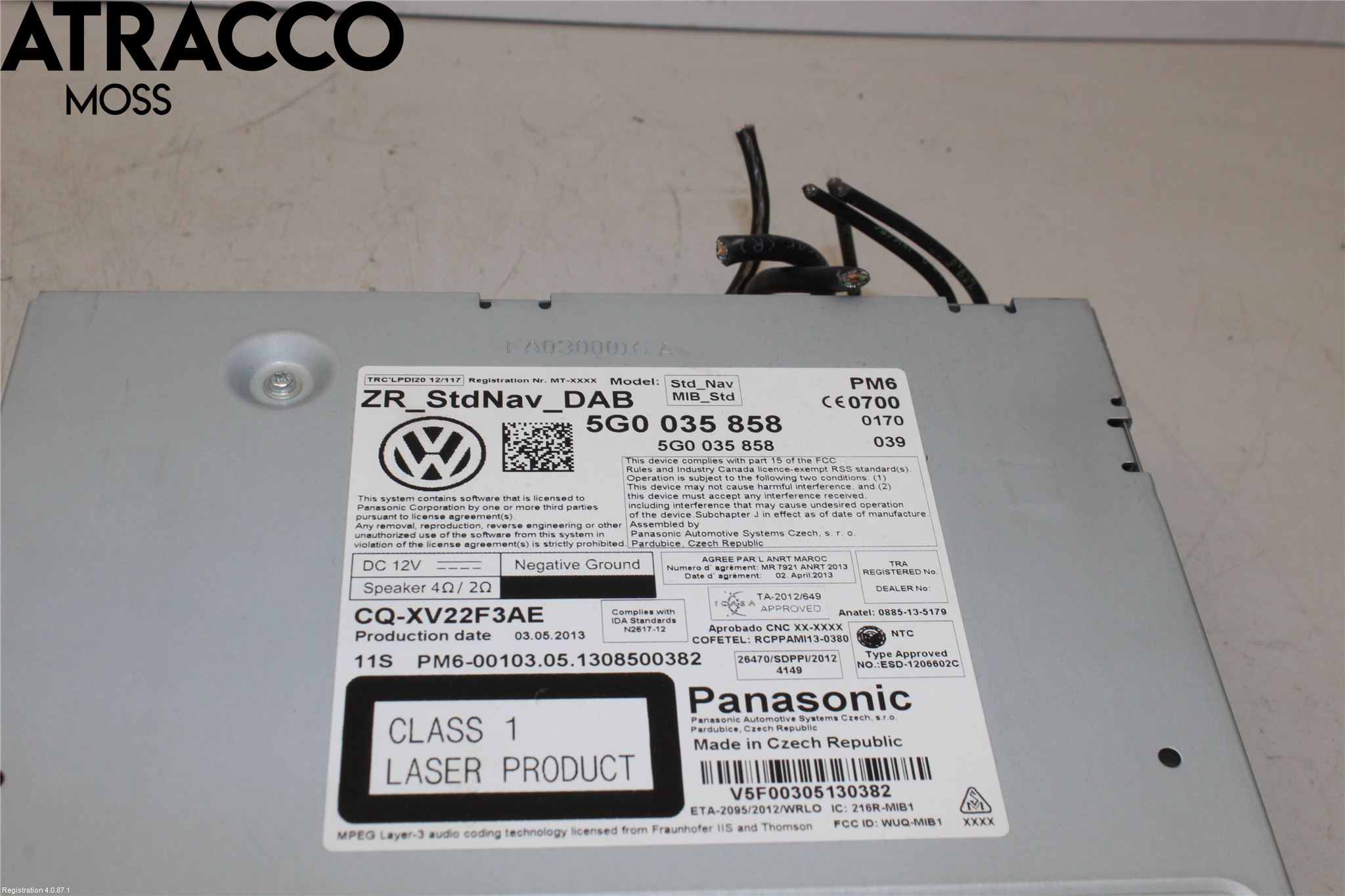 Volkswagen VW GOLF / E-GOLF VII 13-20 Radio