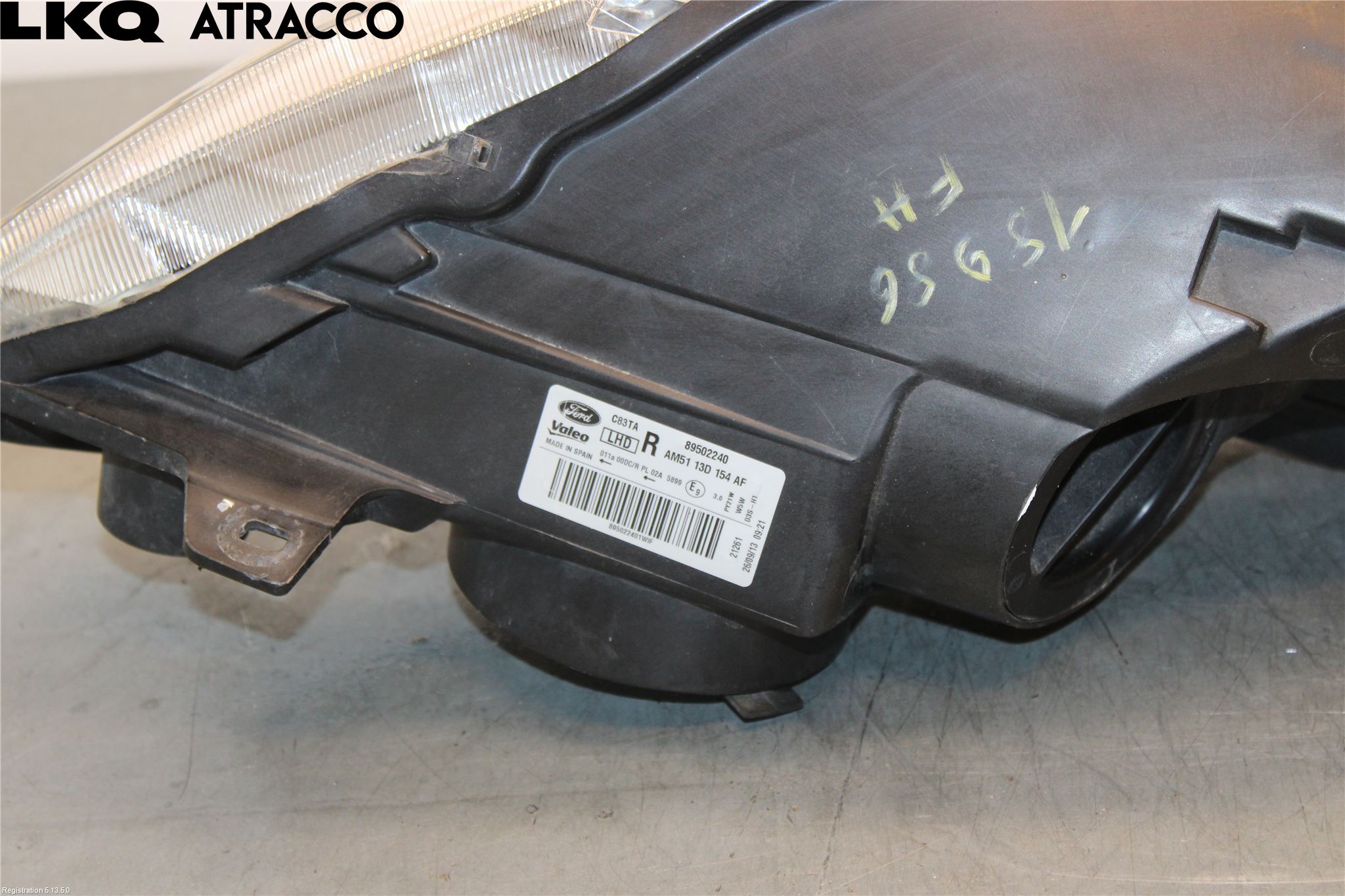Ford C-MAX II  11-14 Strålkastare Höger