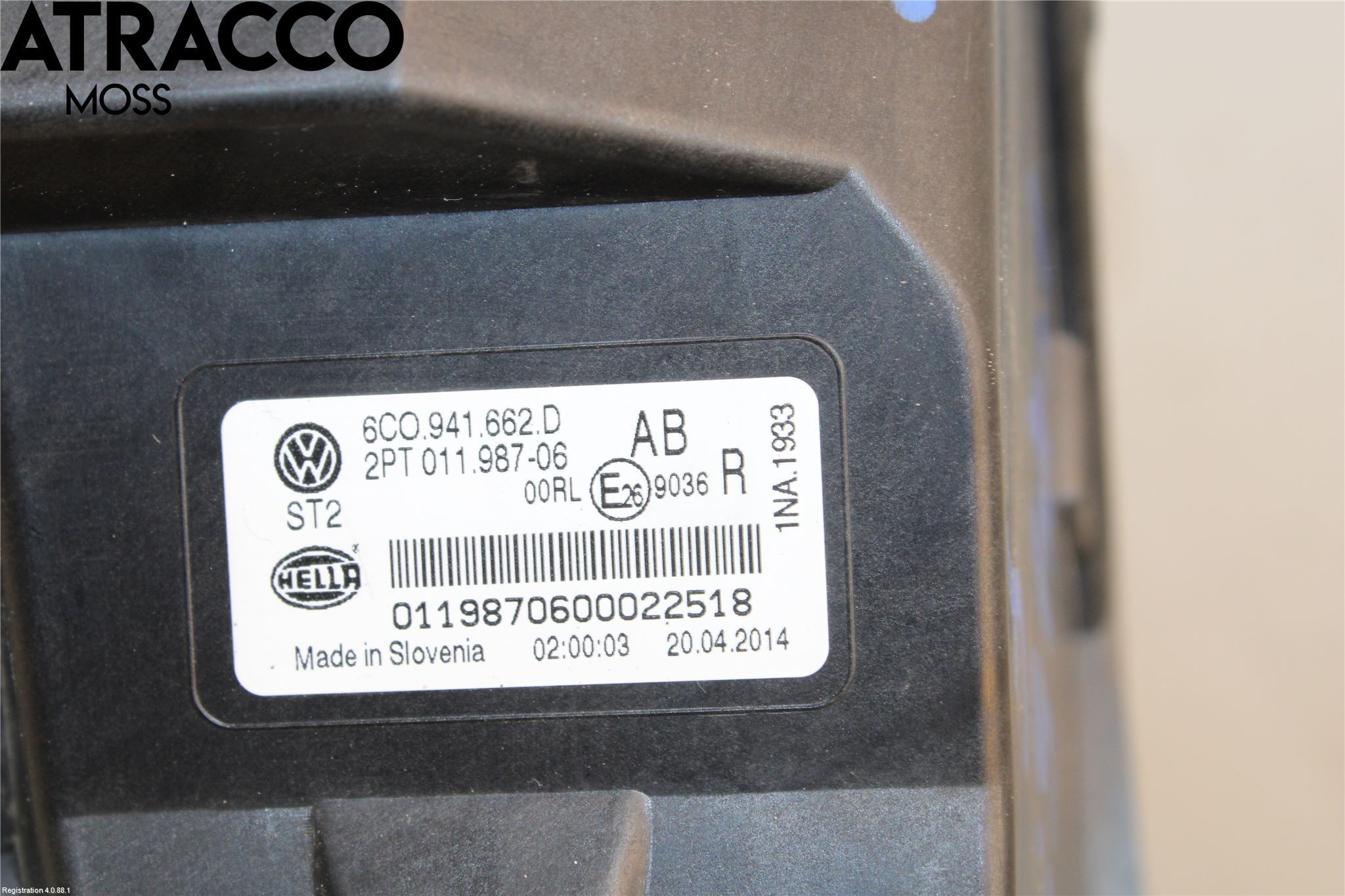 Volkswagen VW POLO 10-17 Dimljus-Varselljus Fram