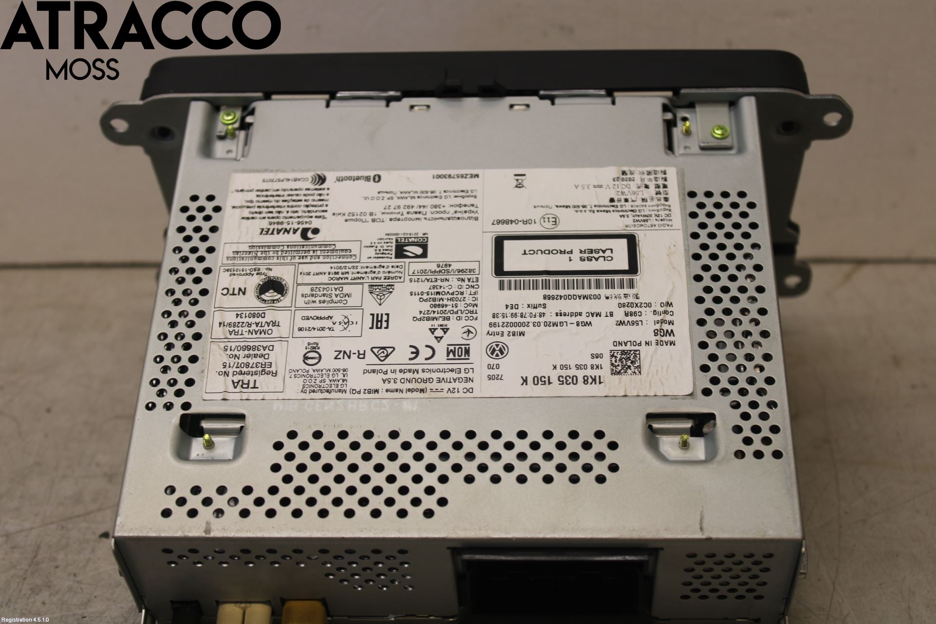 Volkswagen VW CADDY 16-20 Cd Radio - Multimediapanel