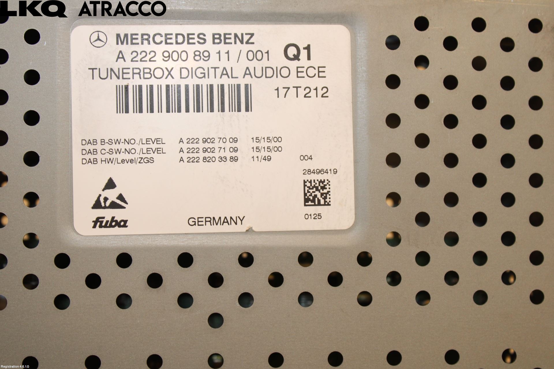 Mercedes-Benz MB C-KLASS (W205) 14-21 Radio