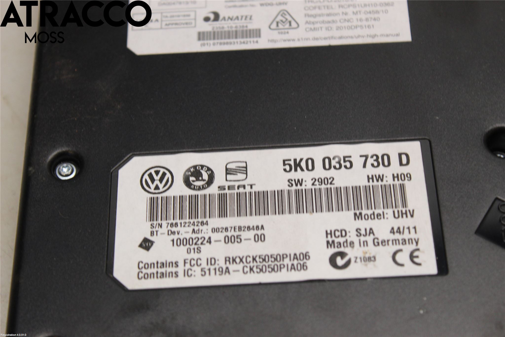 Volkswagen VW GOLF VI 09-13 Styrenhet Övrigt