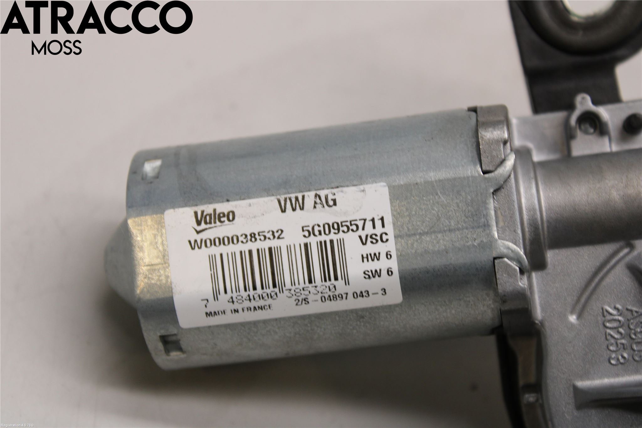 Volkswagen VW GOLF / E-GOLF VII 13-20 Torkarmotor Baklucka