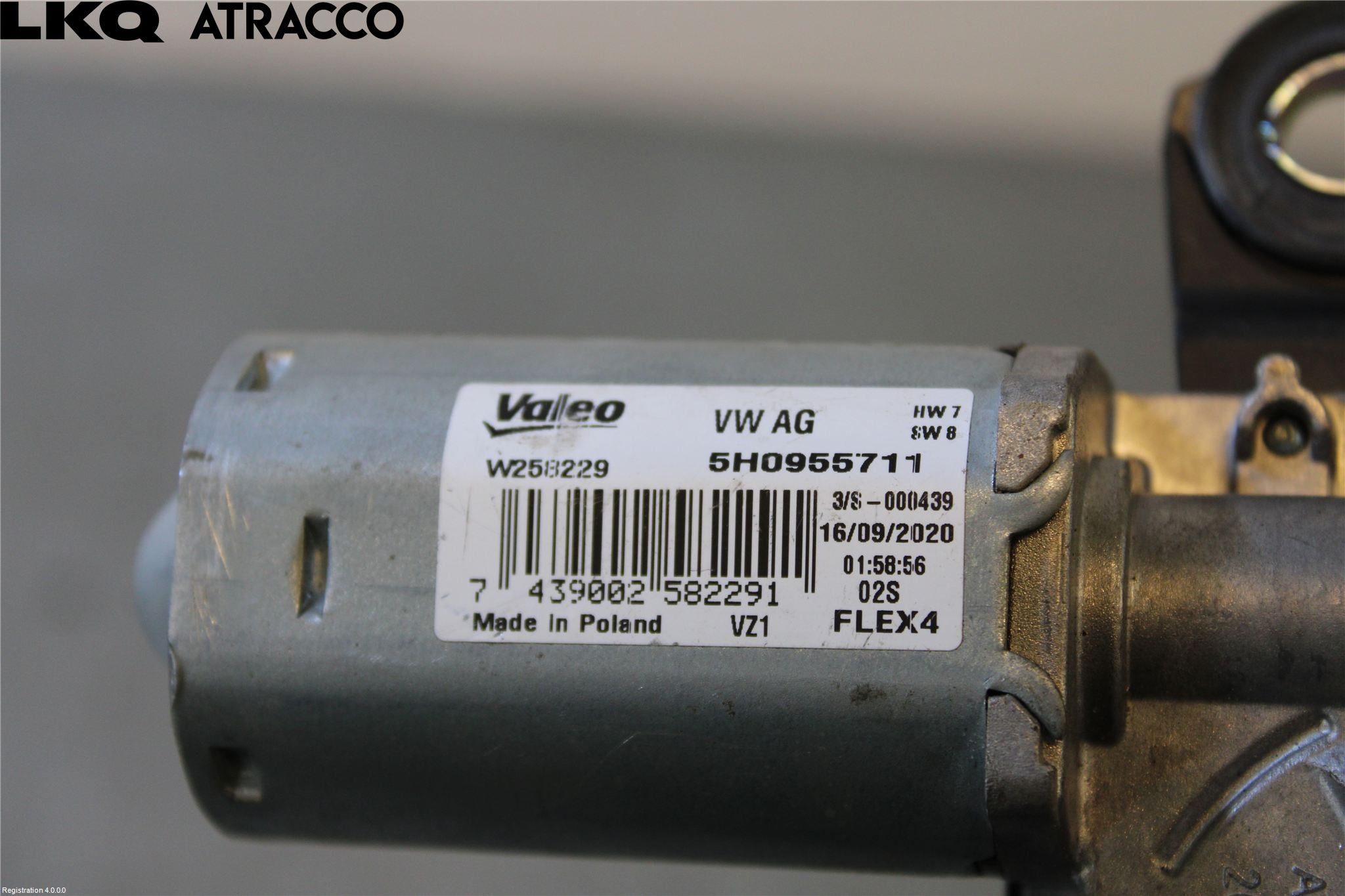 Volkswagen VW ID.3 21- Torkarmotor Baklucka