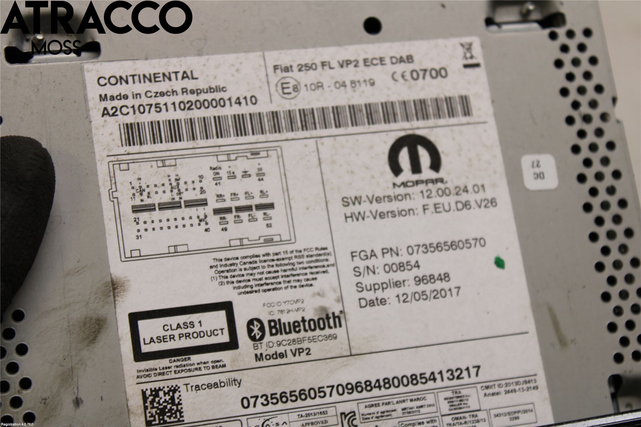 Citroen JUMPER/E-JUMPER 14- Cd Radio - Multimediapanel