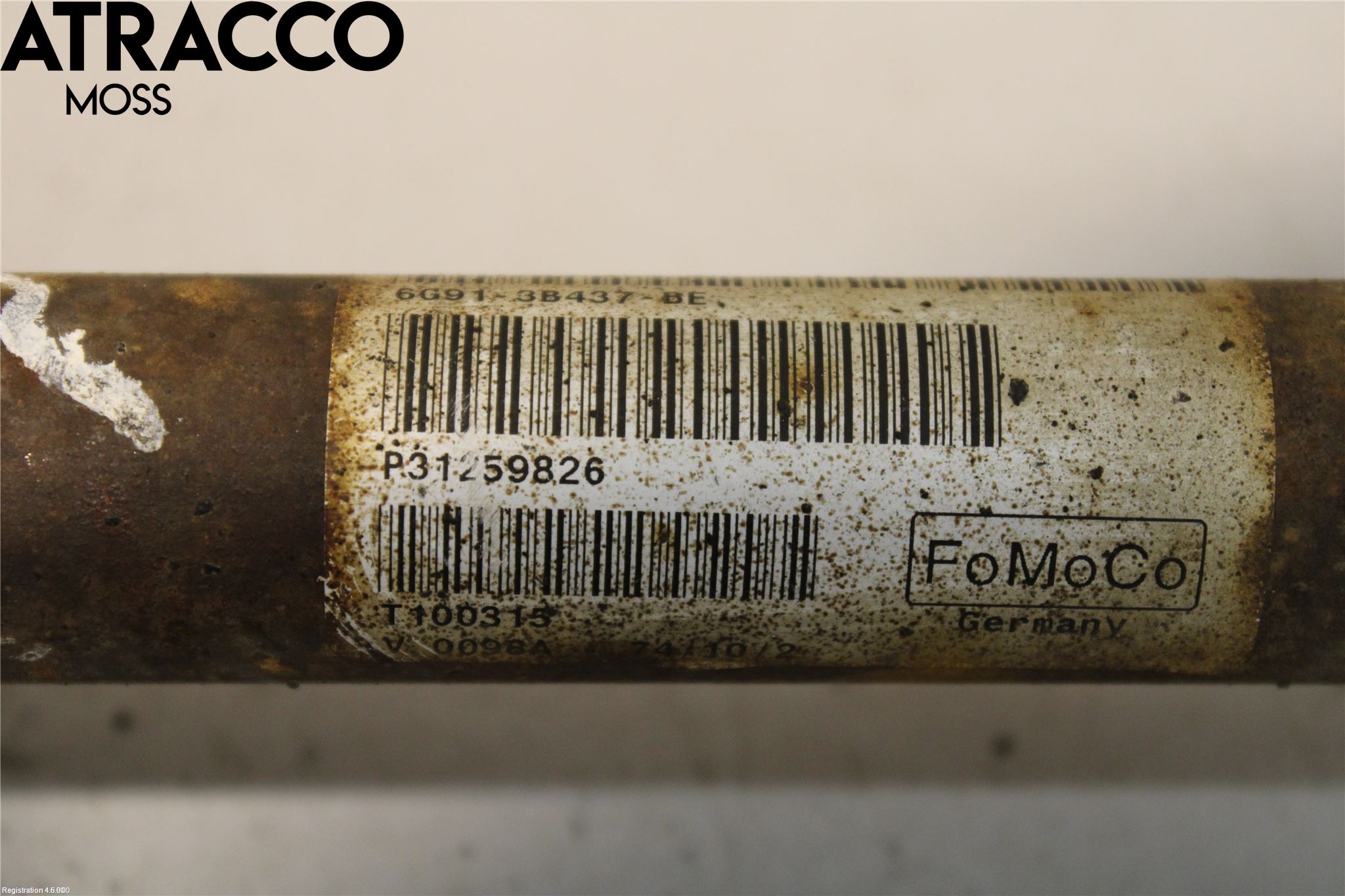 Volvo V70 08-13 Drivaxel Fram Vänster
