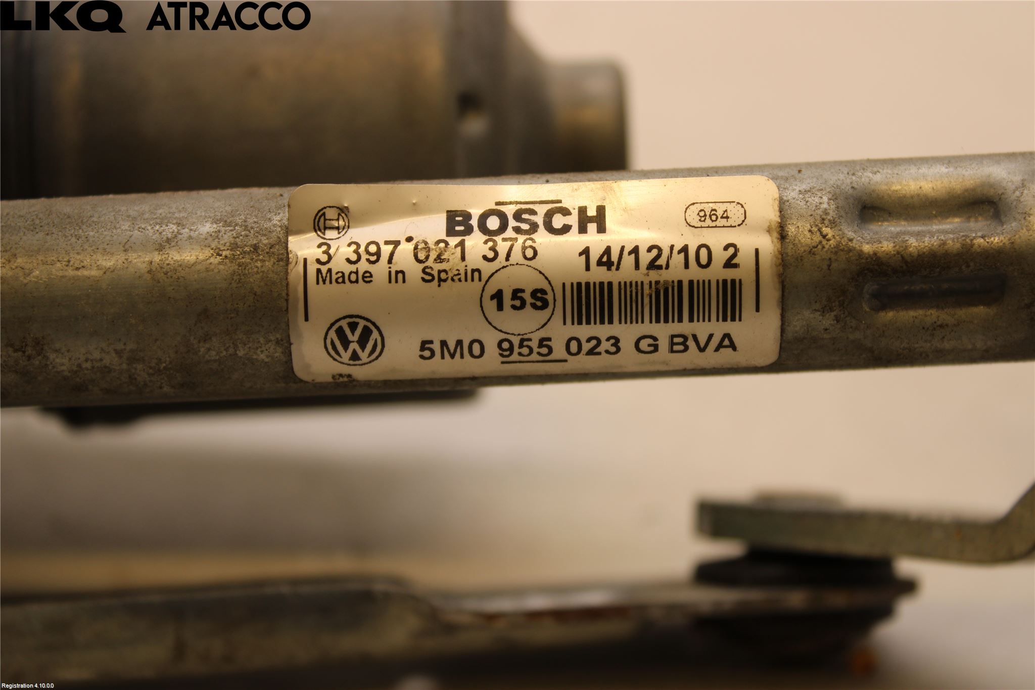 Volkswagen VW GOLF PLUS/CROSS GOLF 04-14 Torkarmotor Vindruta
