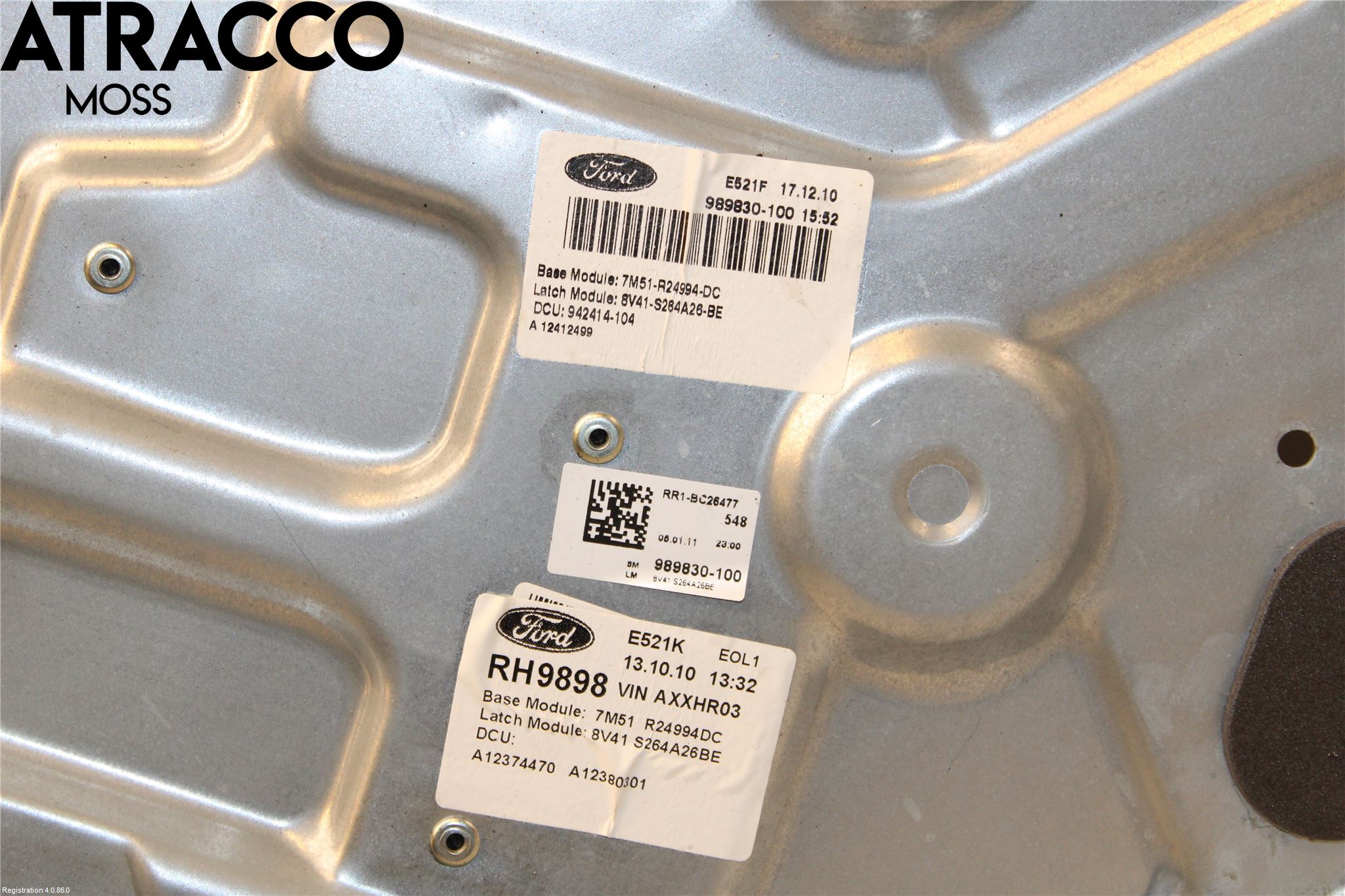 Ford KUGA 08-12 Fönsterhissmekanism