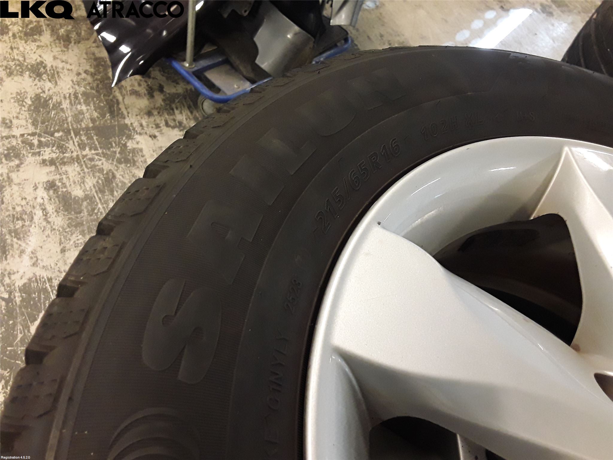 Nissan QASHQAI+2  10-14 Vinterdäck Alumfälg 4St