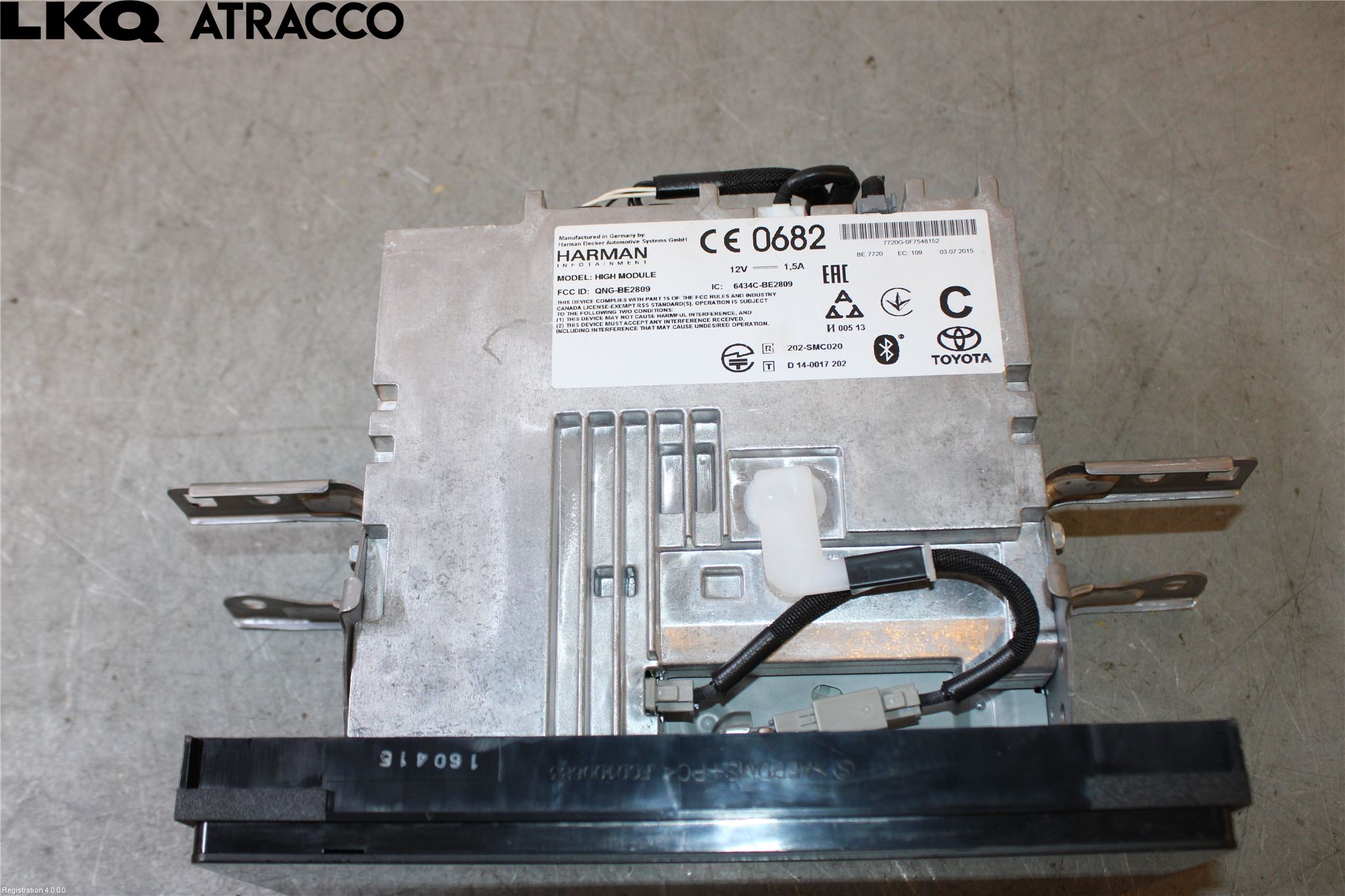 Toyota AURIS 13-19 Cd Radio - Multimediapanel