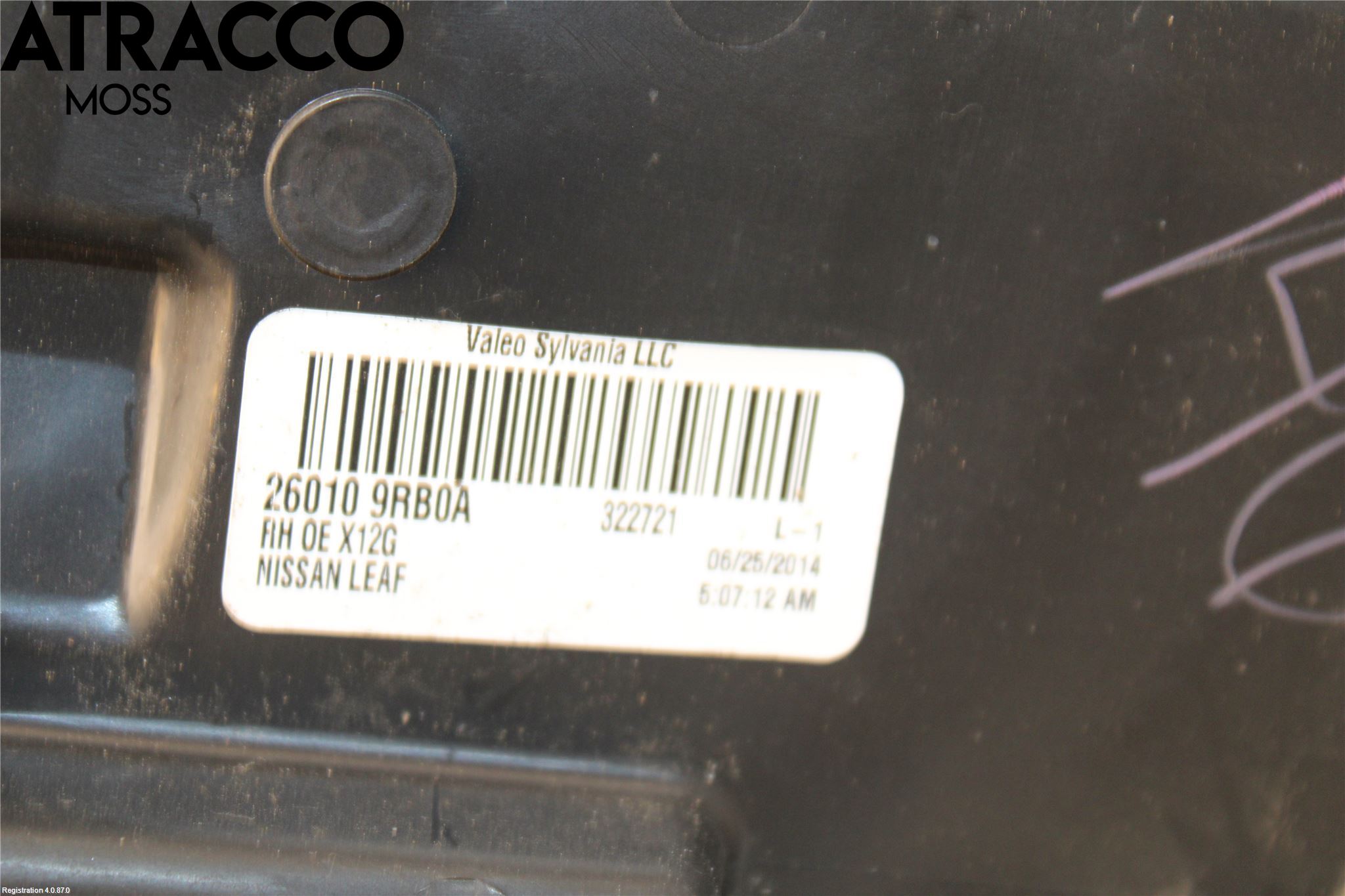 Nissan LEAF 11-17 Strålkastare Höger