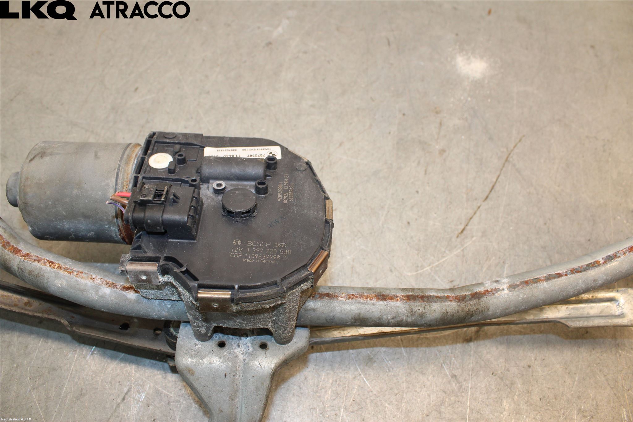 BMW 5 F10/F11/F18 09-17 Torkarmotor Vindruta