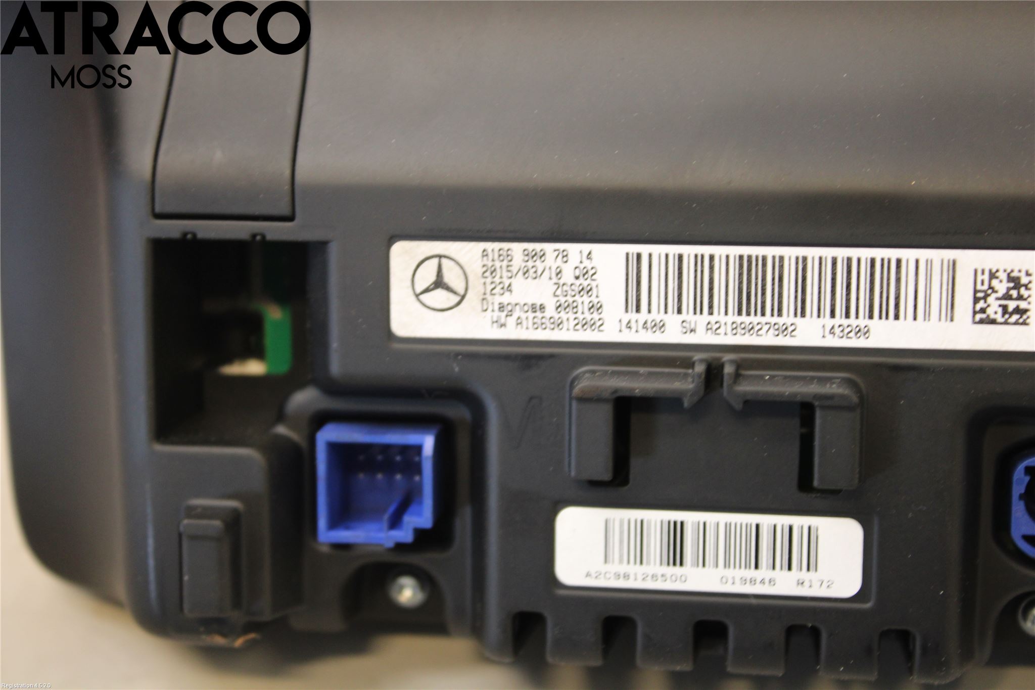 Mercedes-Benz MB B-KLASS (W246/W242) 12-19 Multifunktionsdisplay