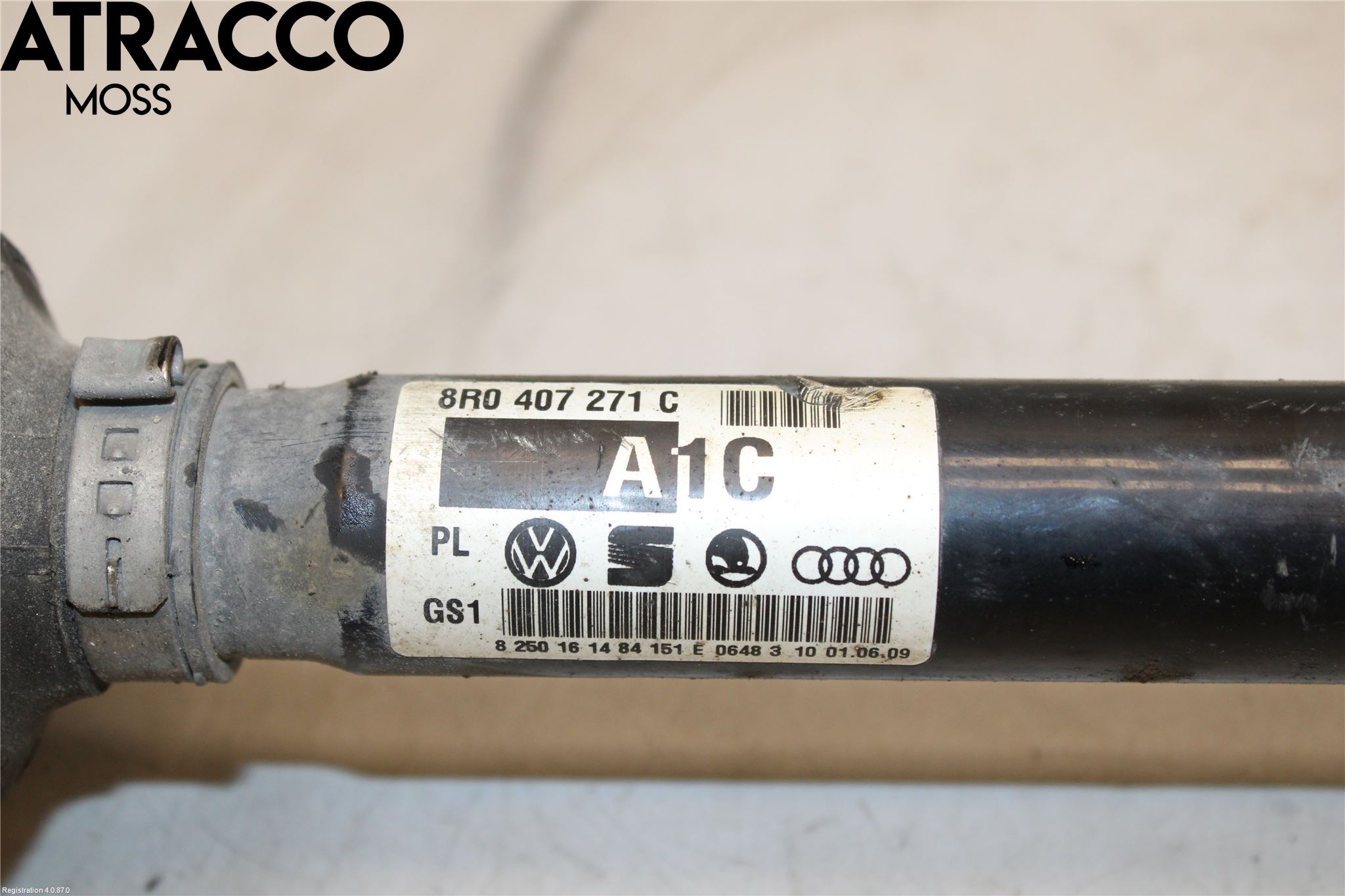 Audi Q5 09-16 Drivaxel Fram Vänster