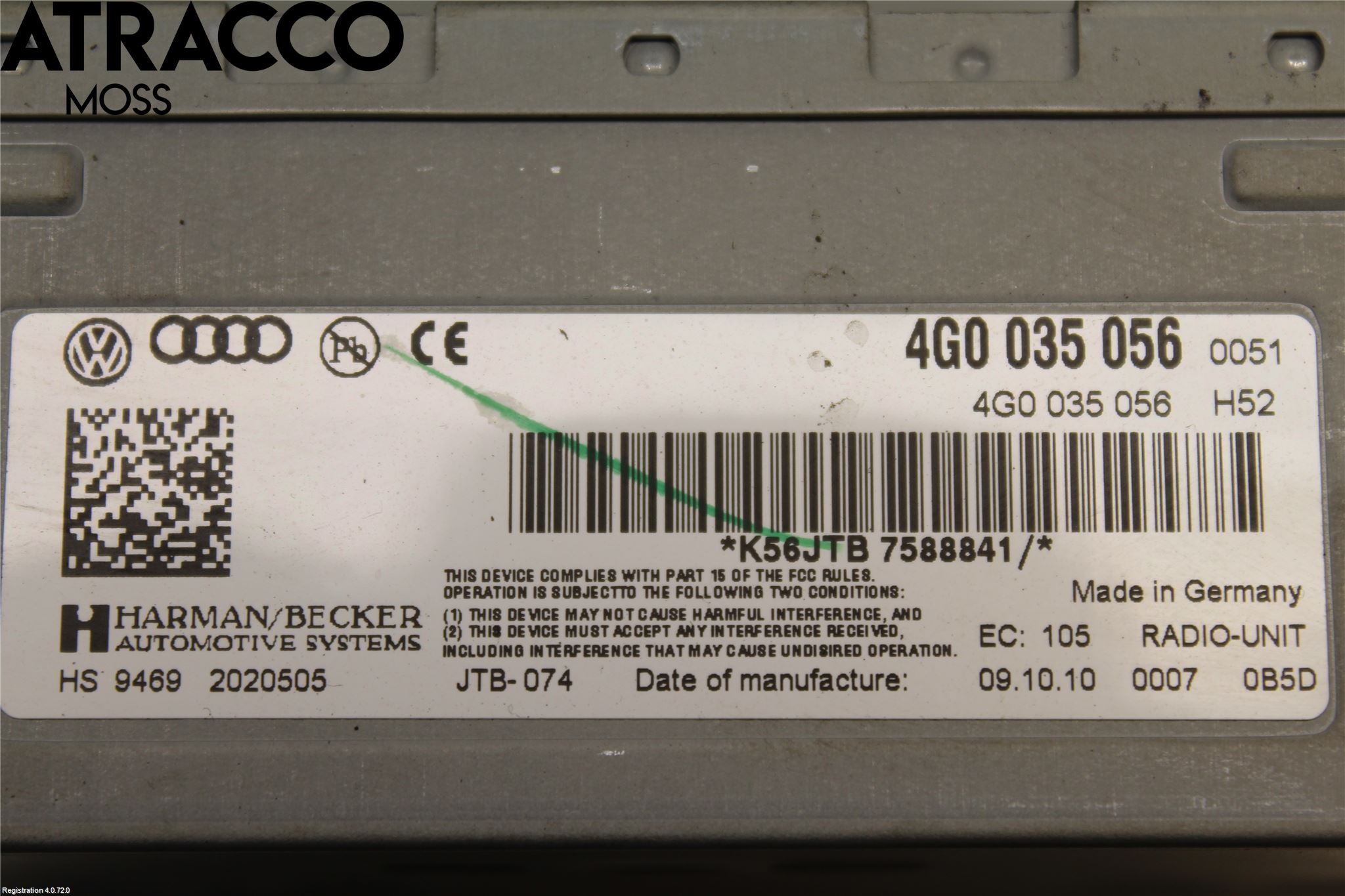Audi Q5 09-16 Cd Radio - Multimediapanel