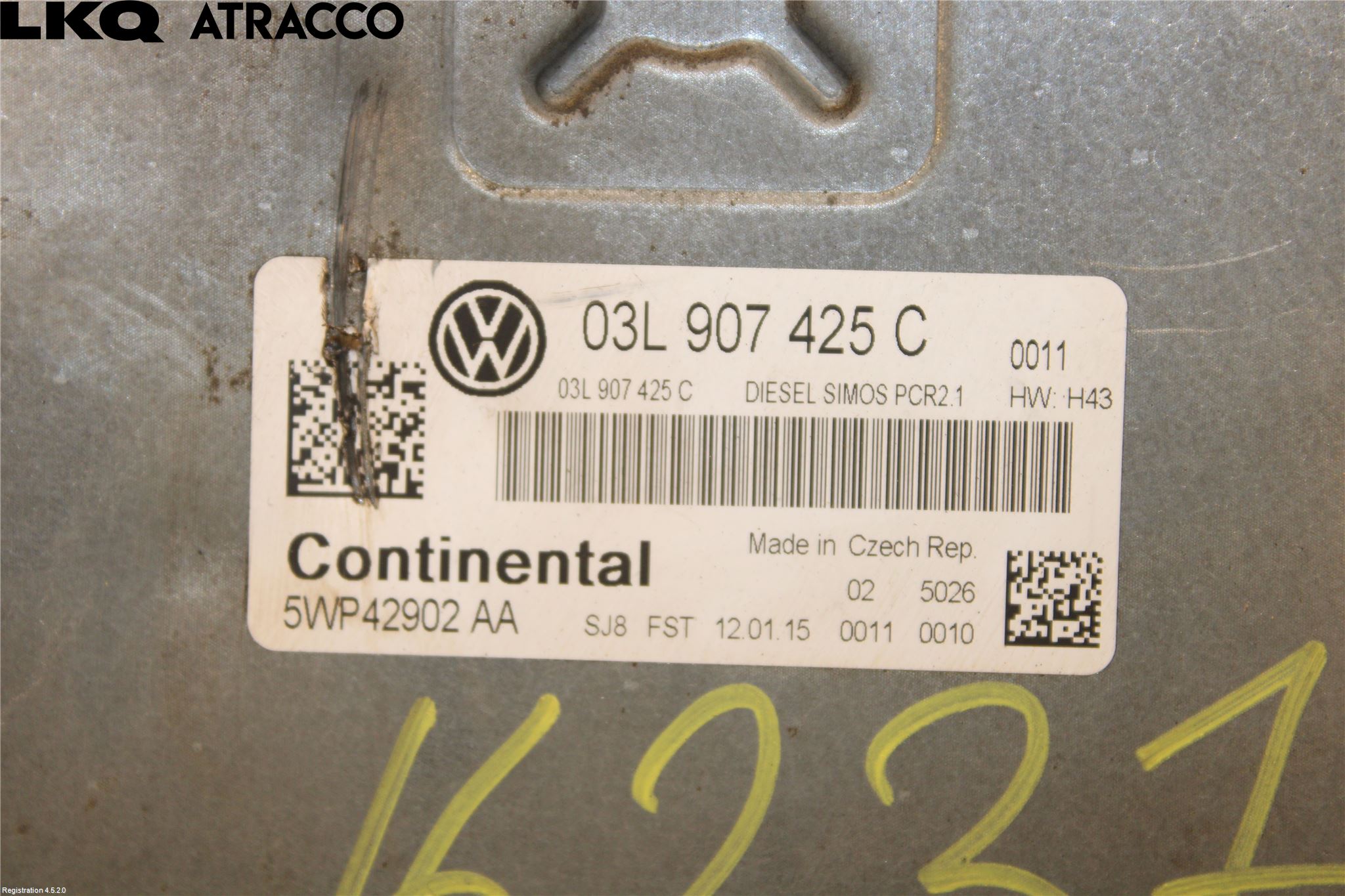 Volkswagen VW CADDY 11-15 Styrenhet Insprut Bensin