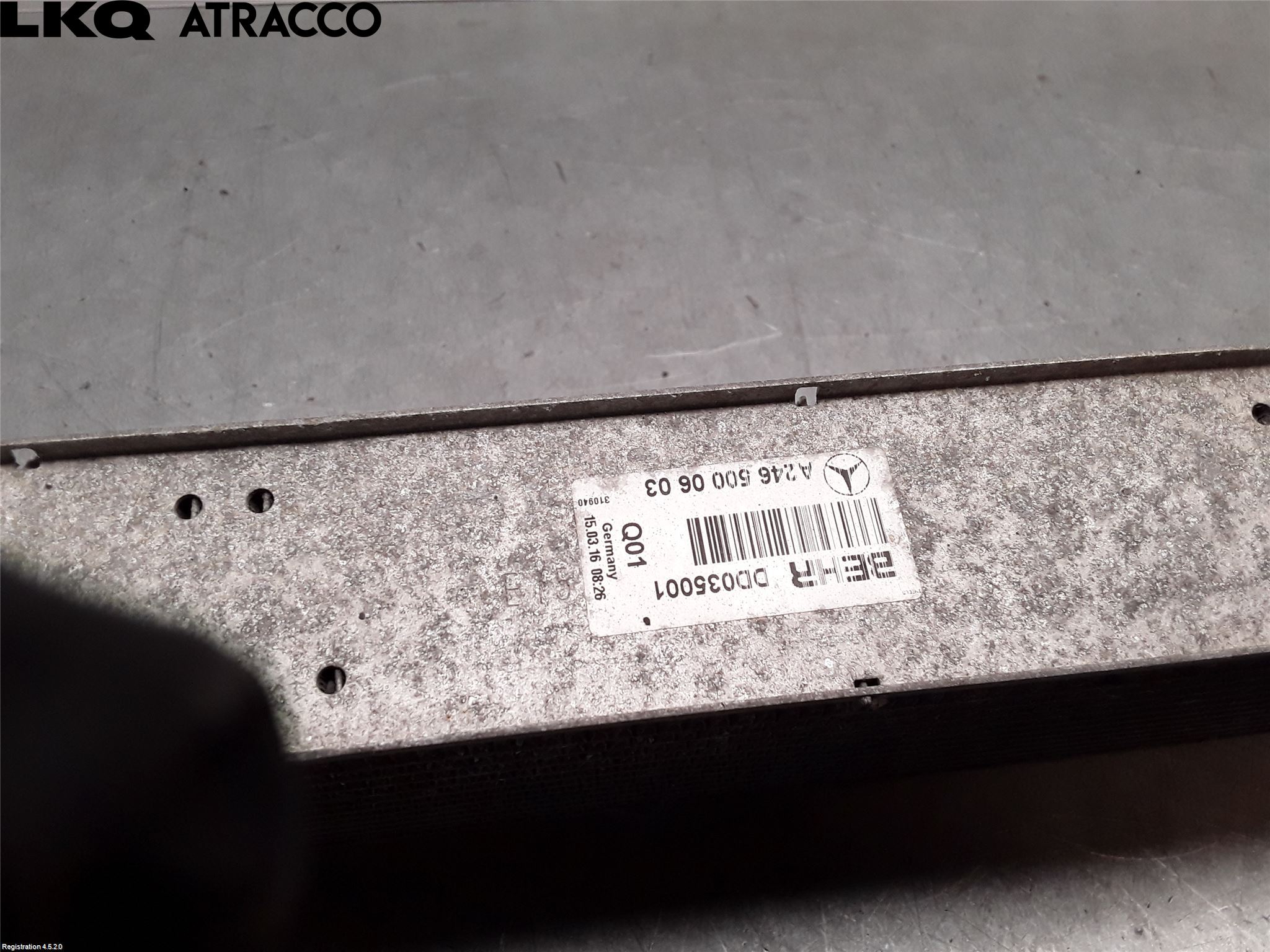 Mercedes-Benz MB B-KLASS (W246/W242) 12-19 Laddluft-Intercooler Kyl