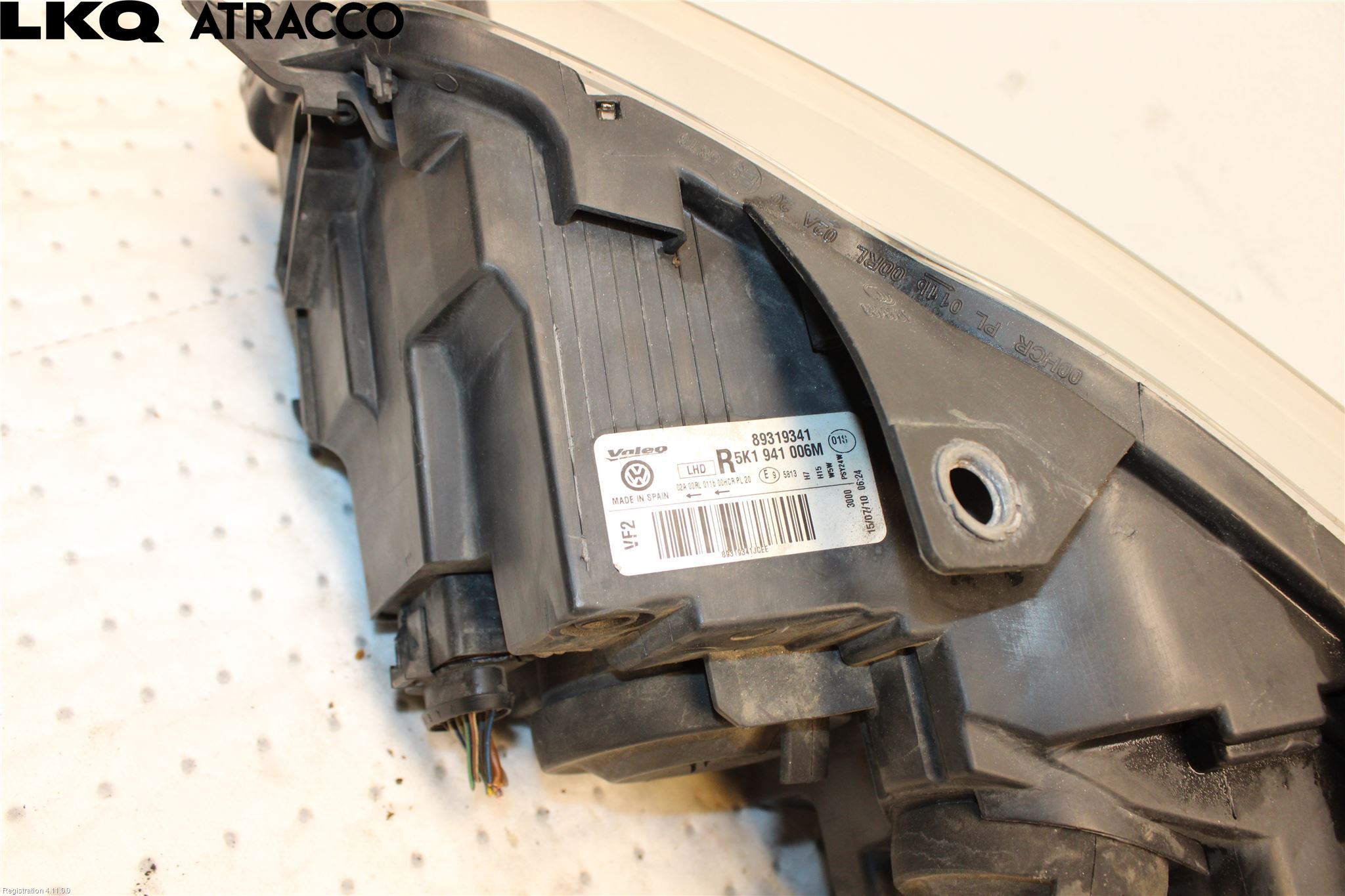 Volkswagen VW GOLF VI 09-13 Strålkastare Höger
