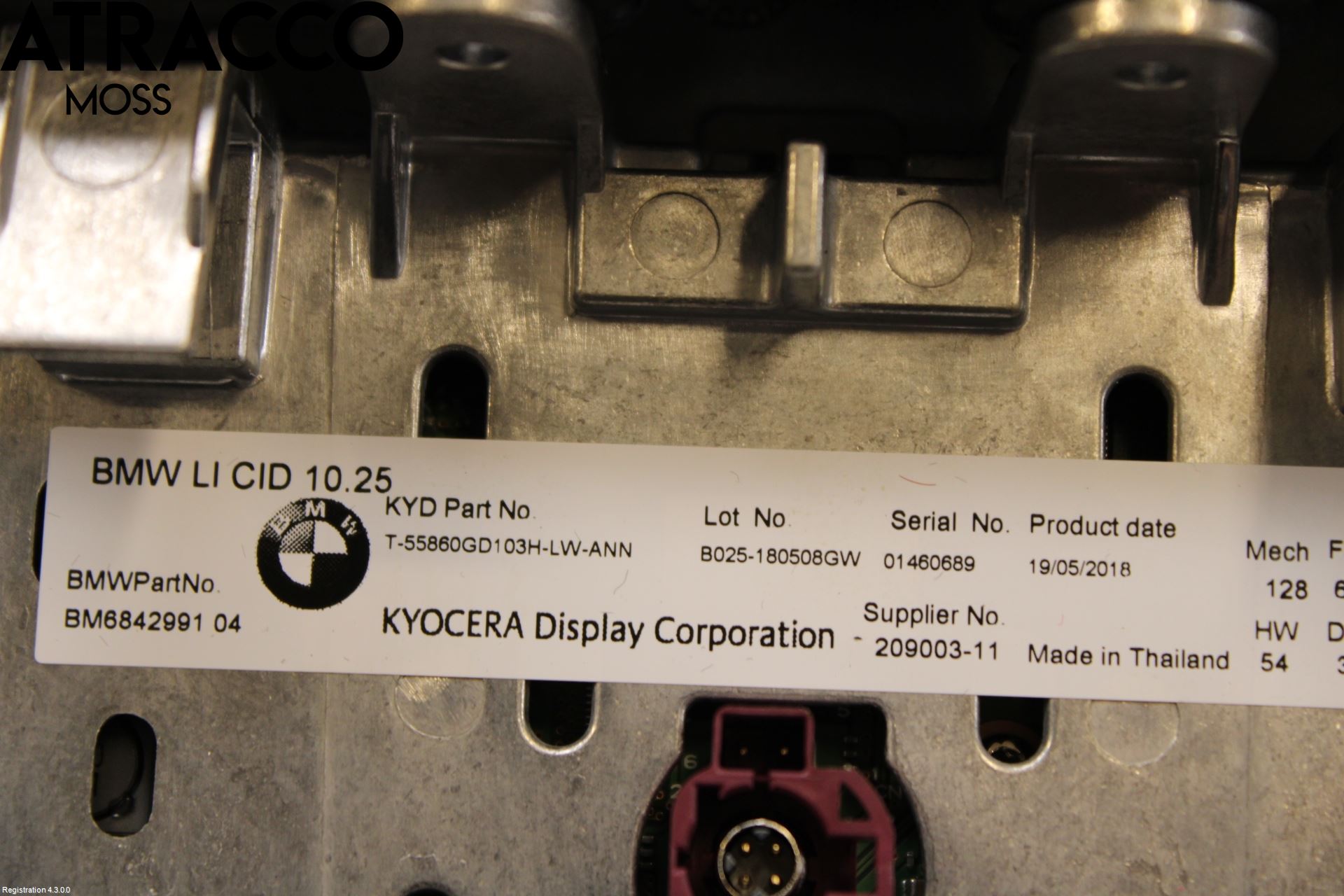 BMW i3 I01 13-22 Multifunktionsdisplay
