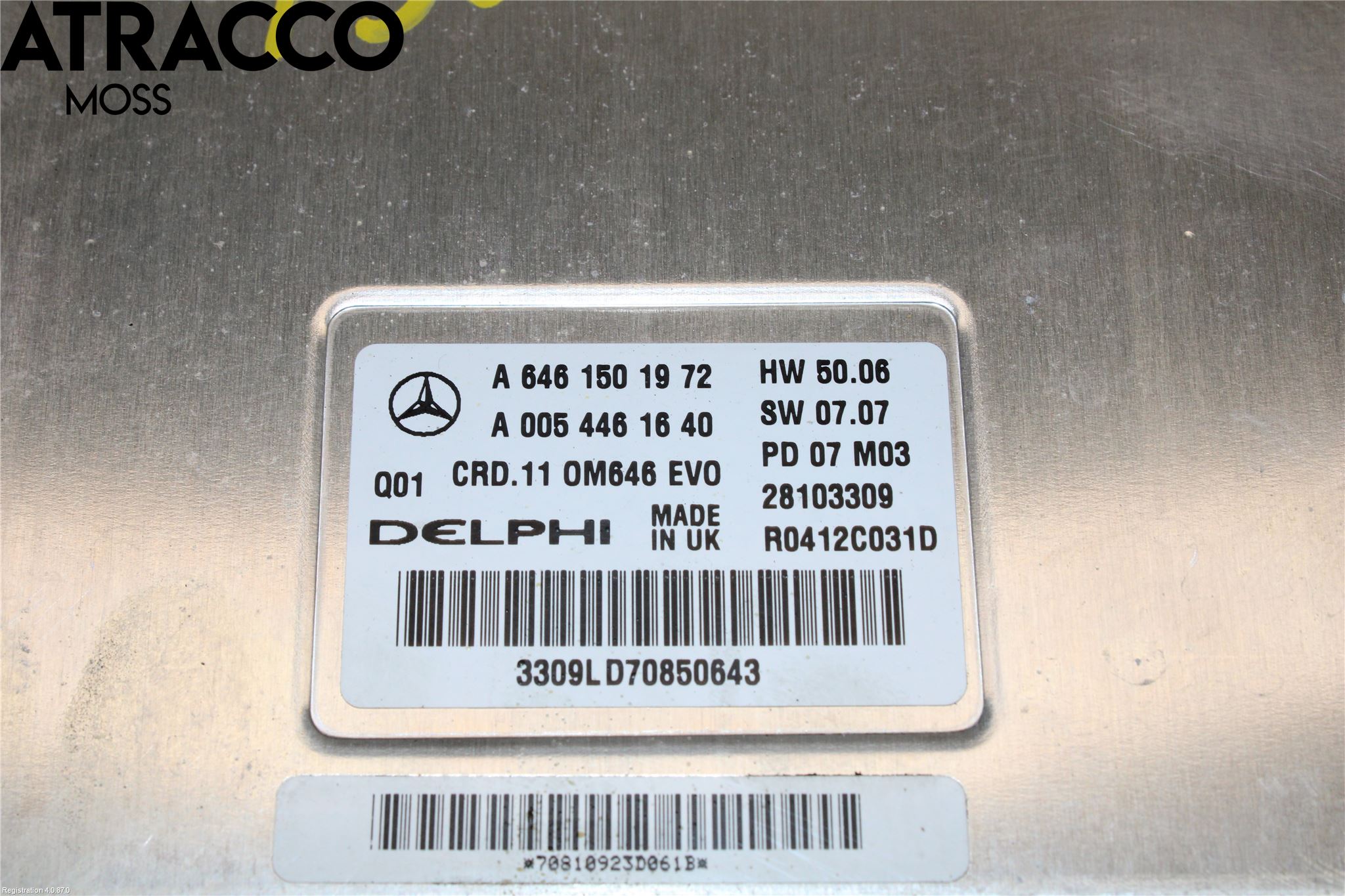 Mercedes-Benz MB C-KLASS (W204) 07-15 Styrenhet Insprut Bensin