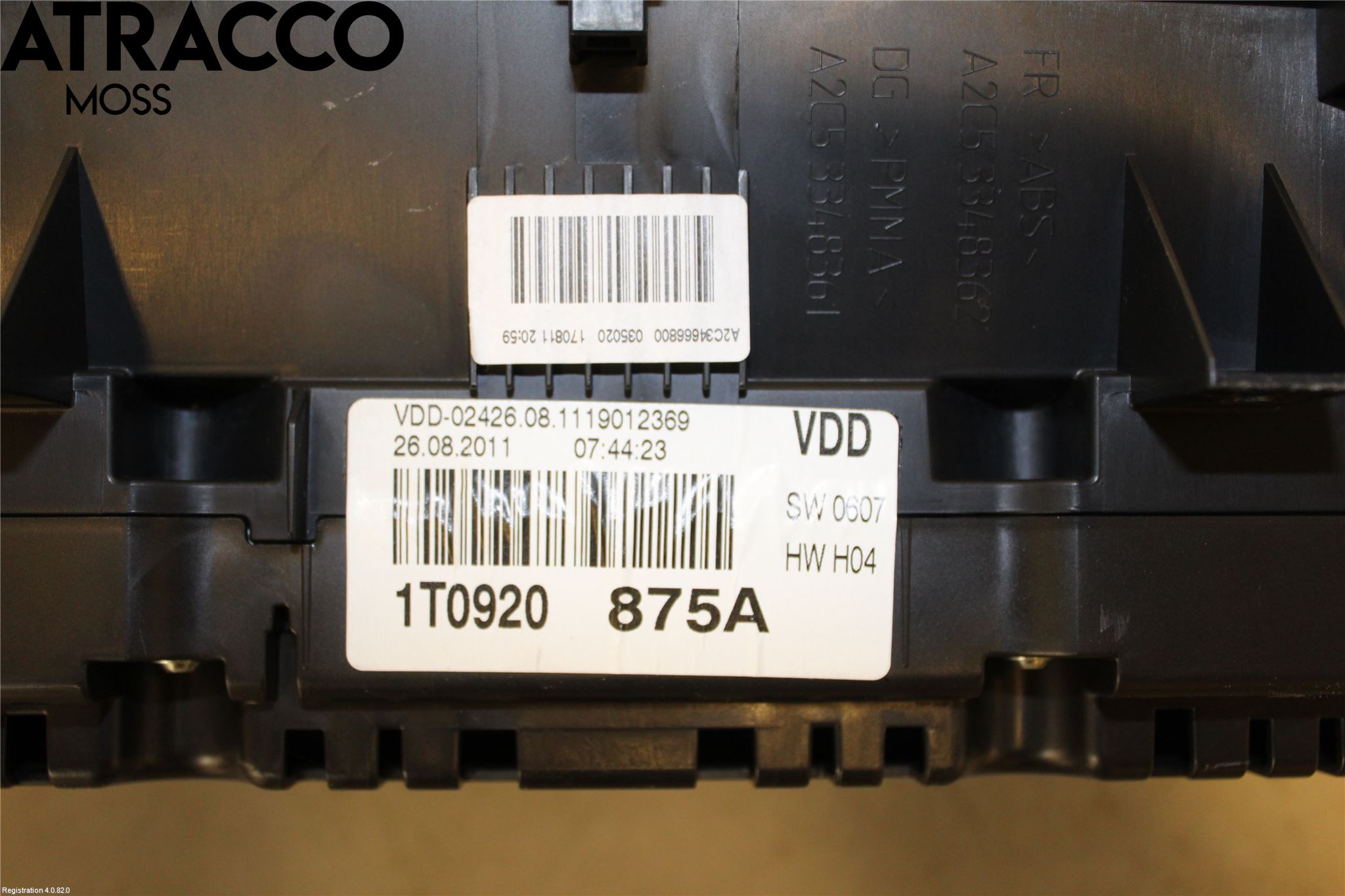 Volkswagen VW TOURAN 10-15 Instrument Hast