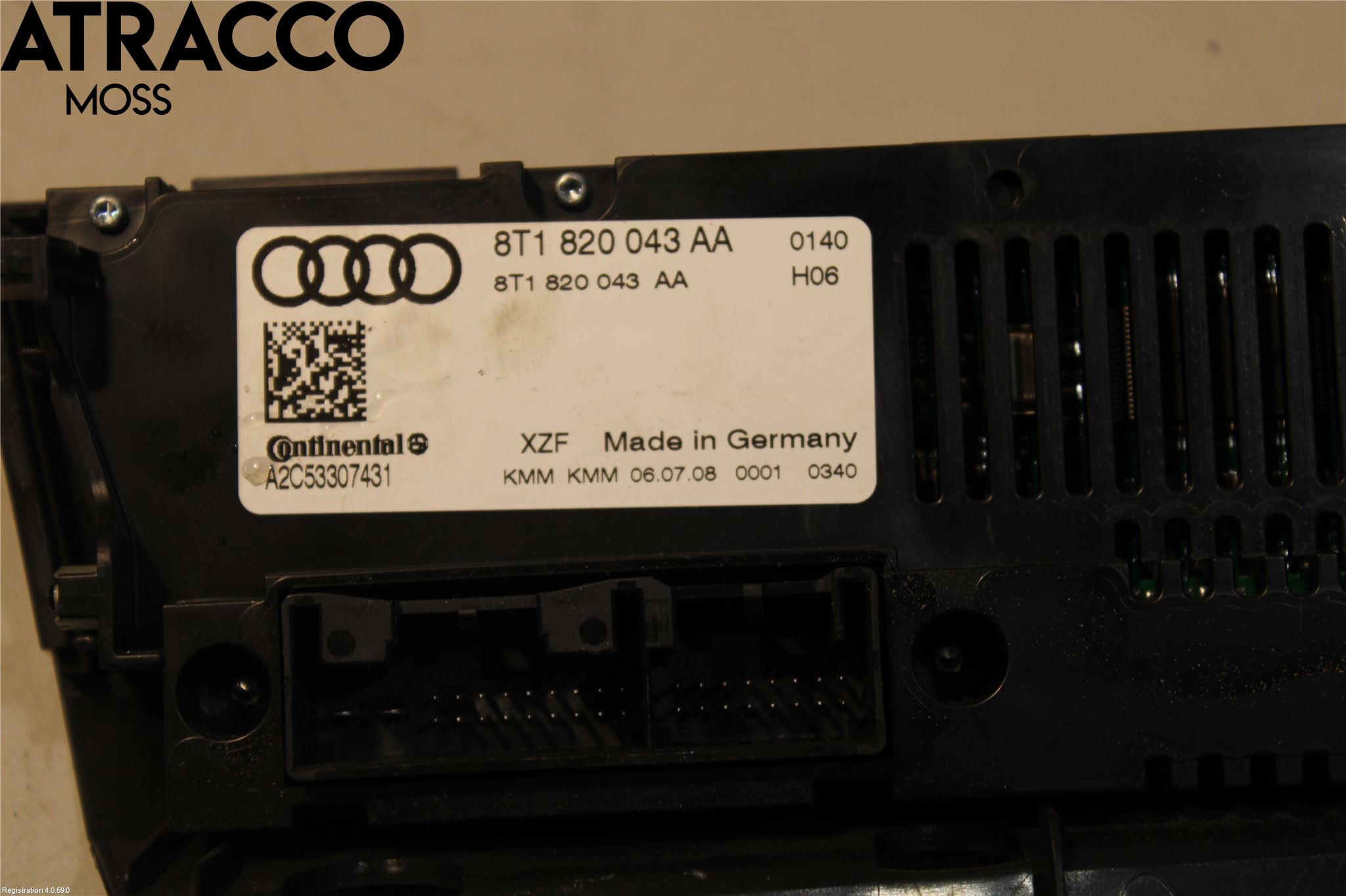 Audi A4/S4 08-11 Ac Styrenhet Ac Manöveren