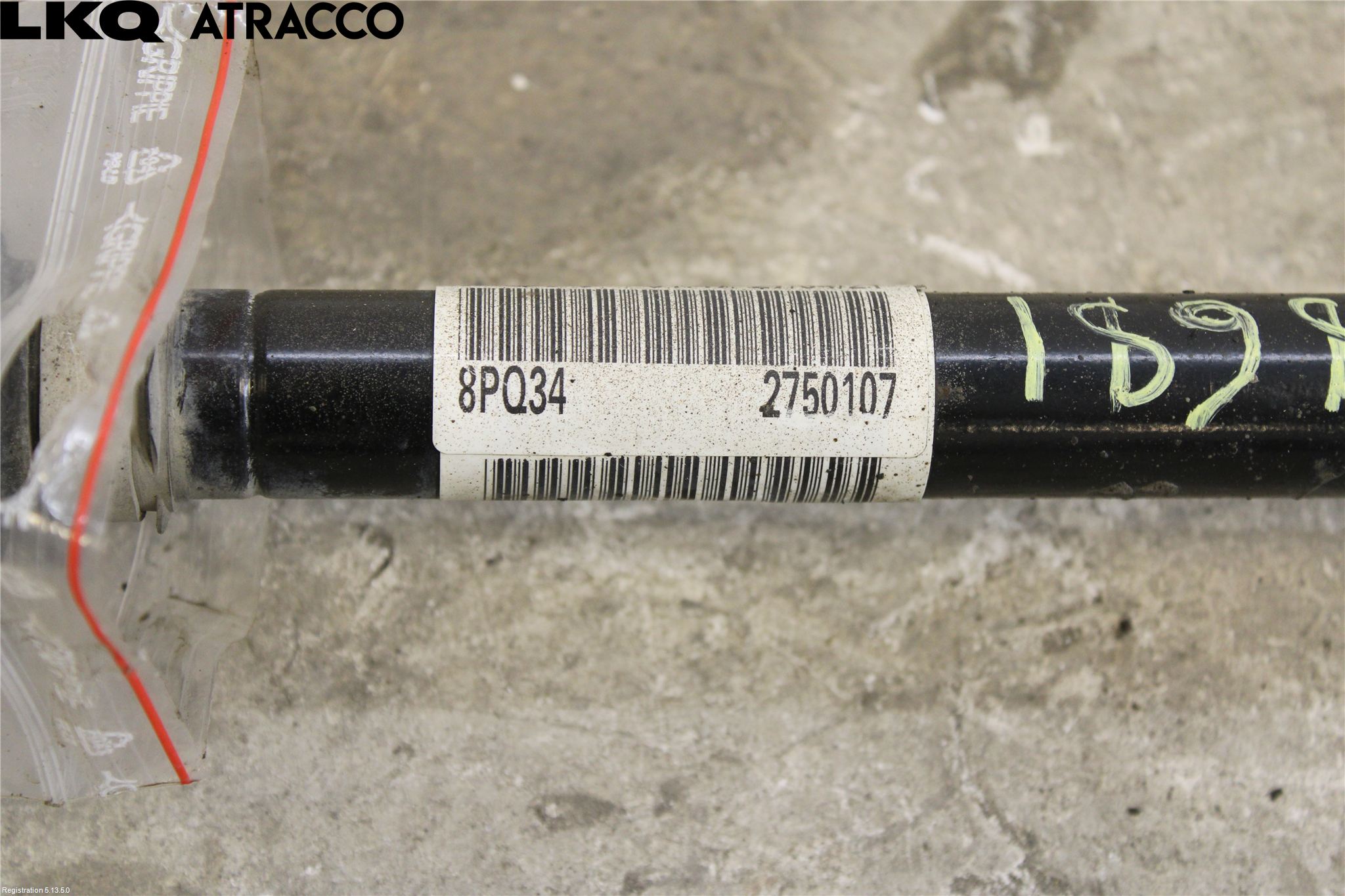 Peugeot PARTNER/E-PARTNER 19- Drivaxel Fram Vänster