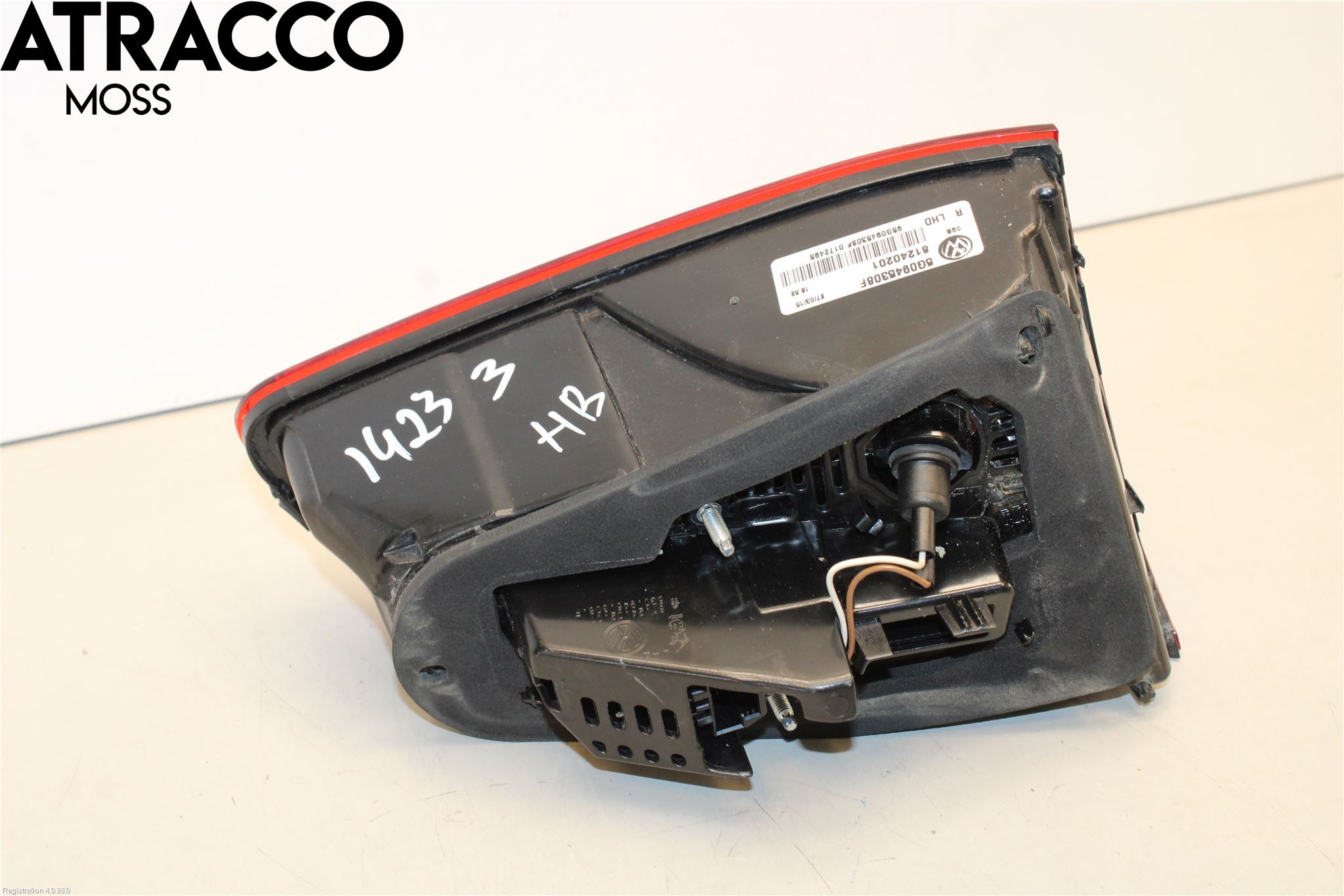 Volkswagen VW GOLF / E-GOLF VII 13-20 Bakljus Lucka Hö