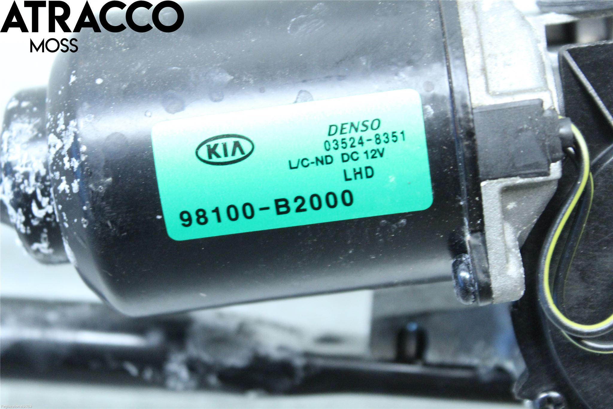Kia SOUL 09- Torkarmotor Vindruta