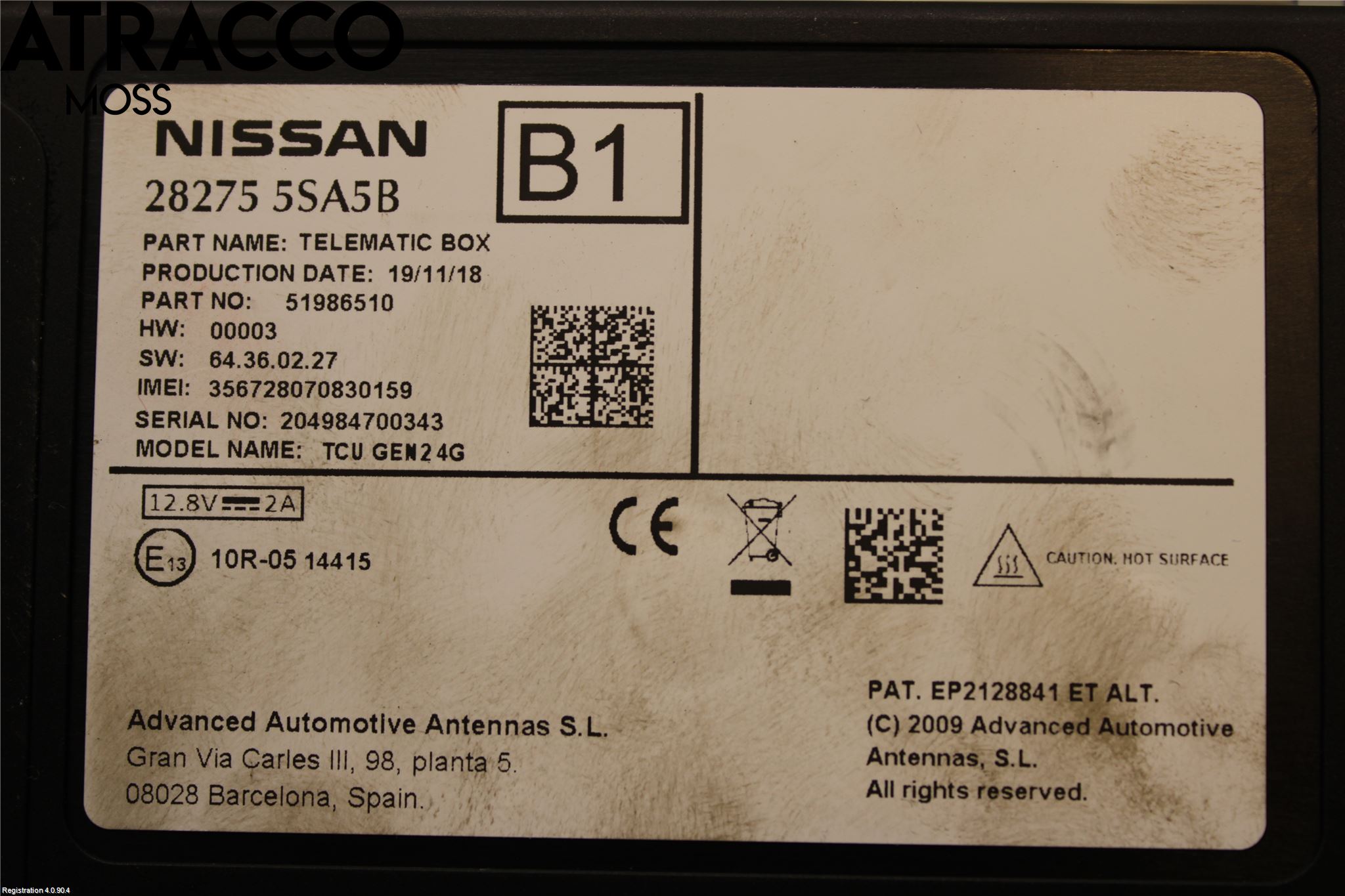 Nissan LEAF 18- Styrenhet Övrigt