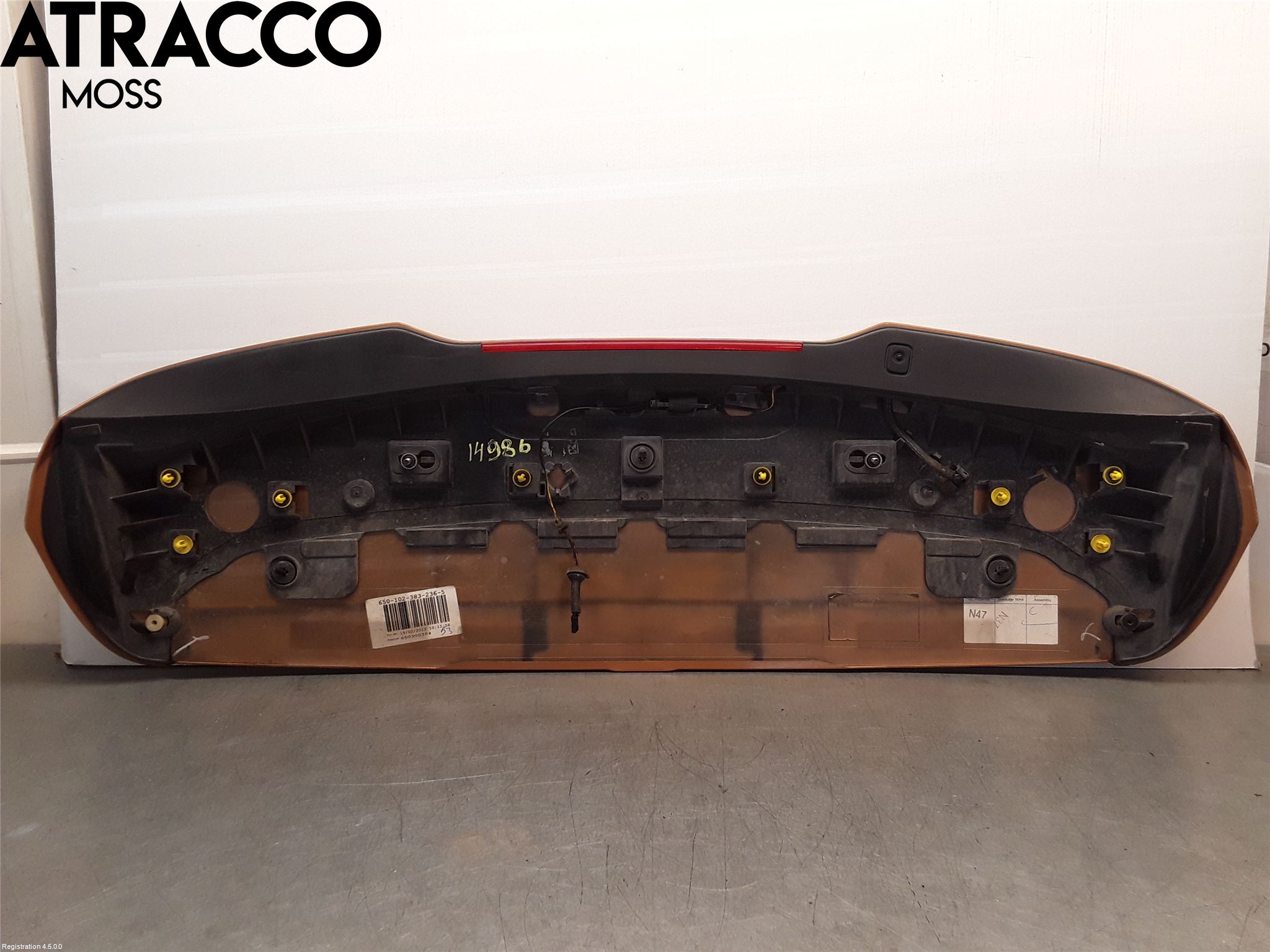 Volvo V40 12-19 Spoiler Baklucka