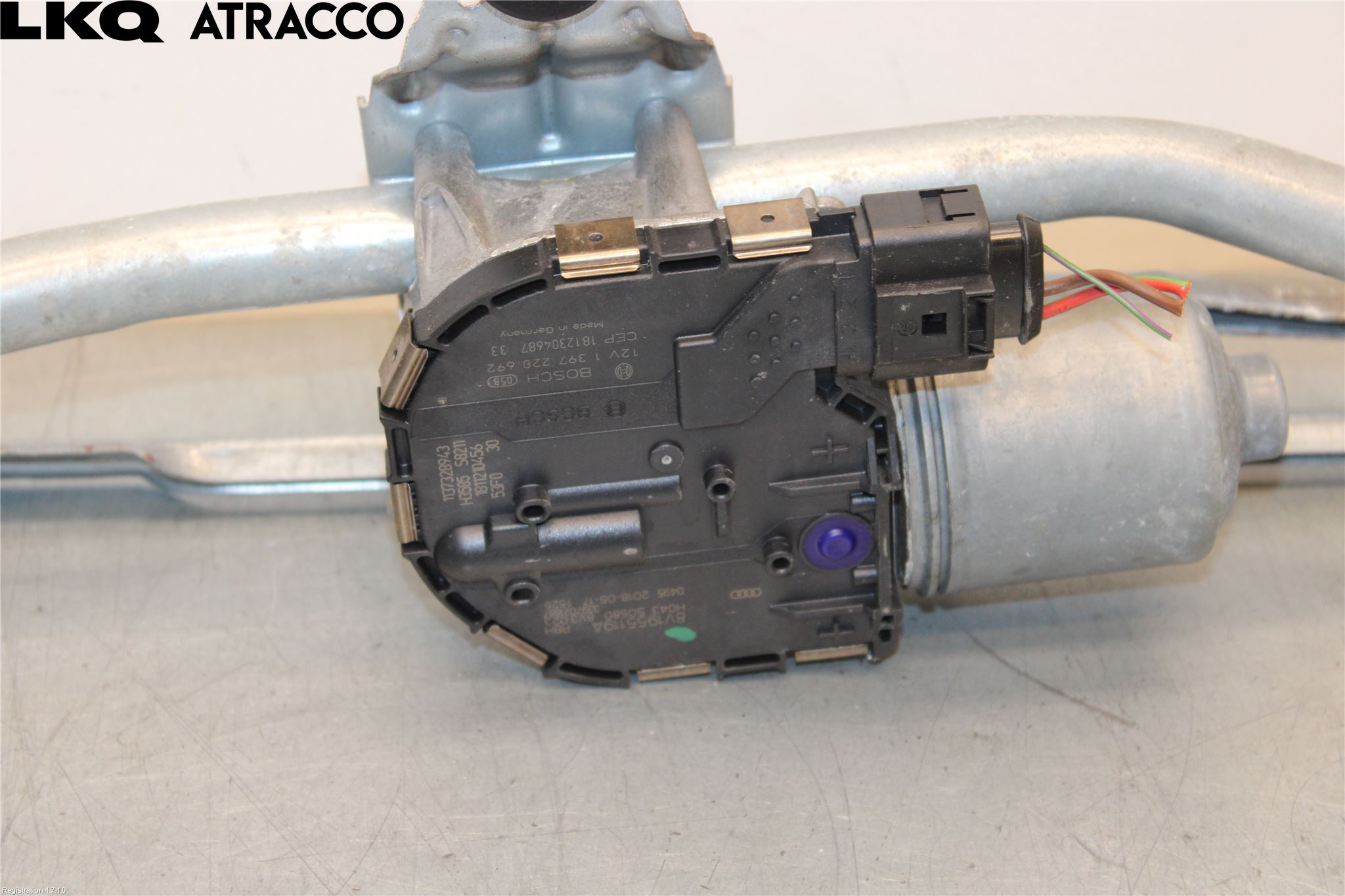 Audi A3/S3 8V 13-20 Torkarmotor Vindruta