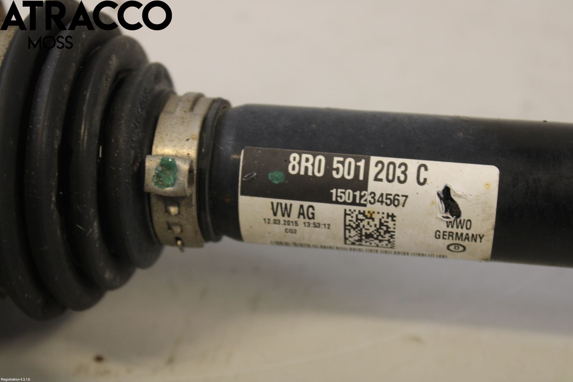 Audi Q5 09-16 Drivaxel Bak Höger