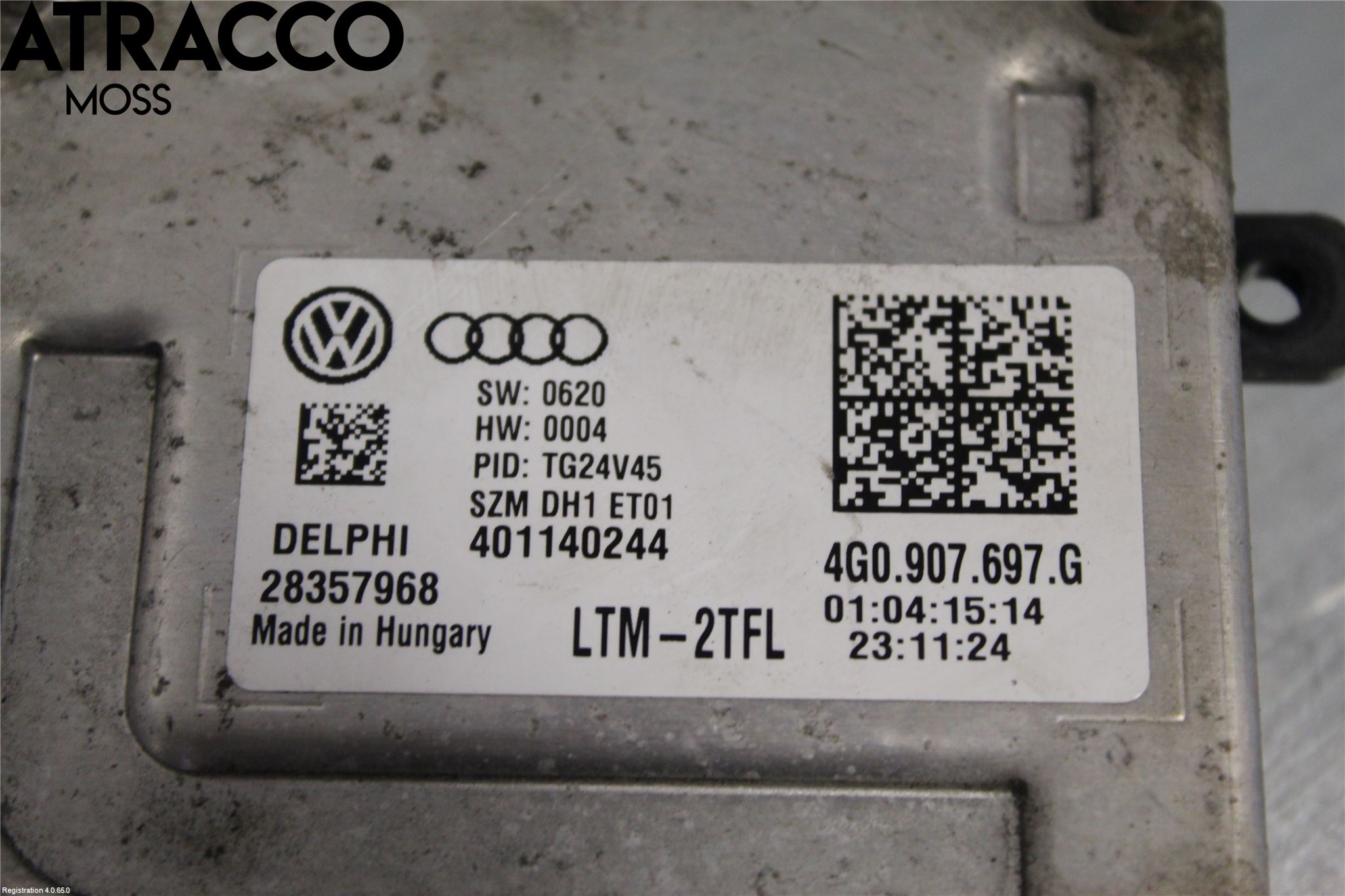 Volkswagen VW CADDY 16-20 Styrenhet Strålkastare