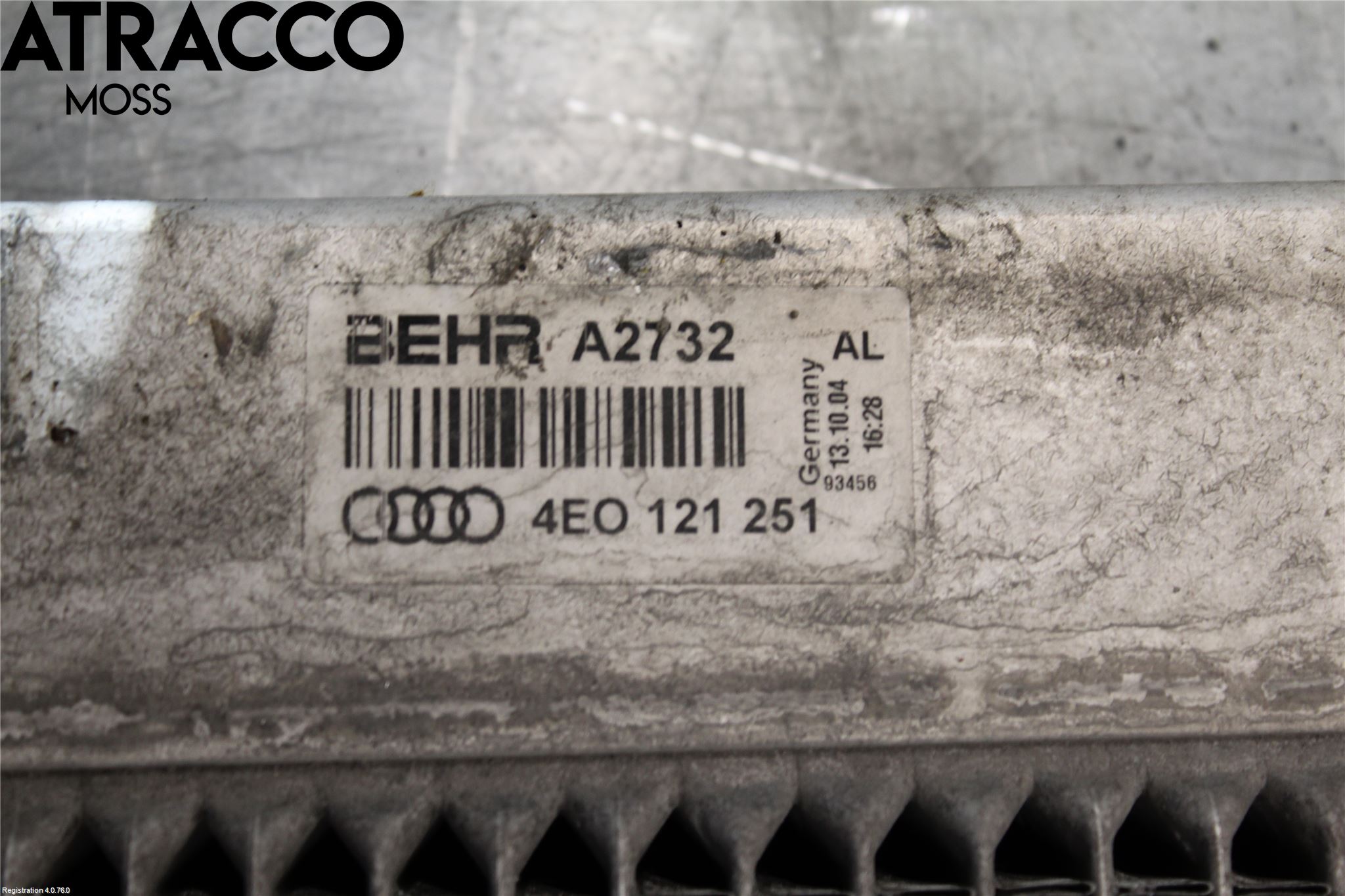 Audi A8/S8 4E  02-09 Kylare Aut