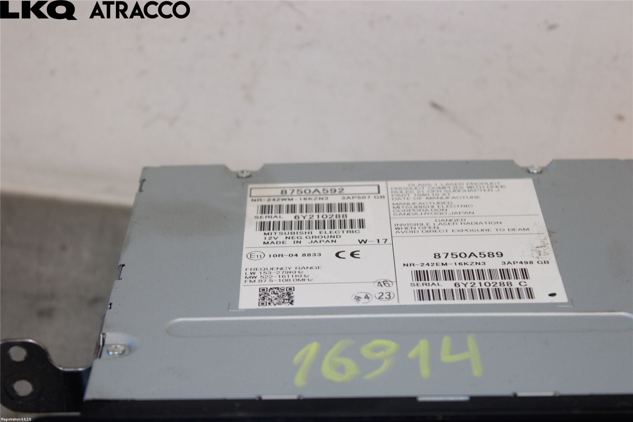 Mitsubishi OUTLANDER 13-21 Radio