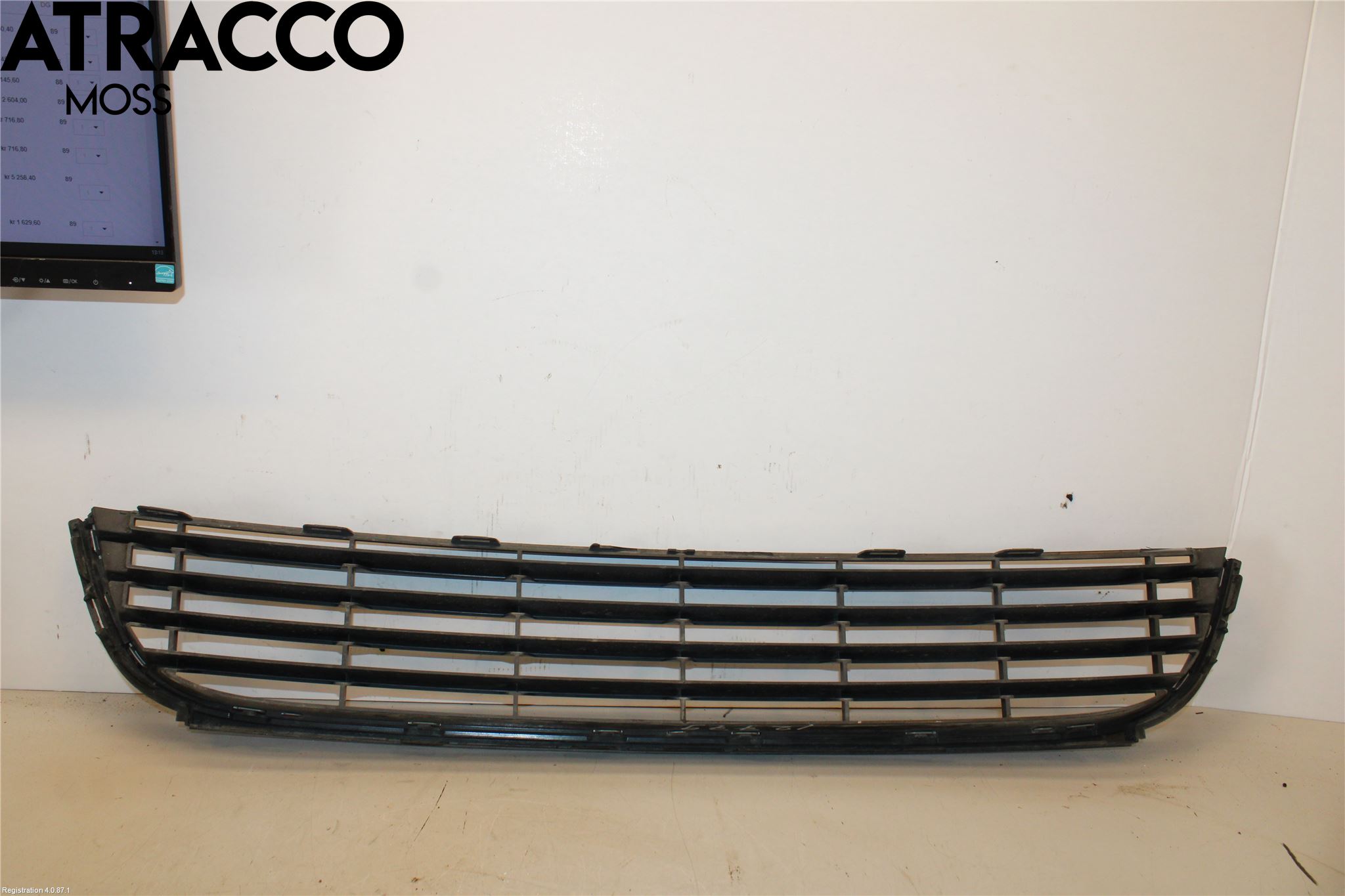 Volkswagen VW GOLF PLUS/CROSS GOLF 04-14 Stöt Utfyllnad-List-Grill
