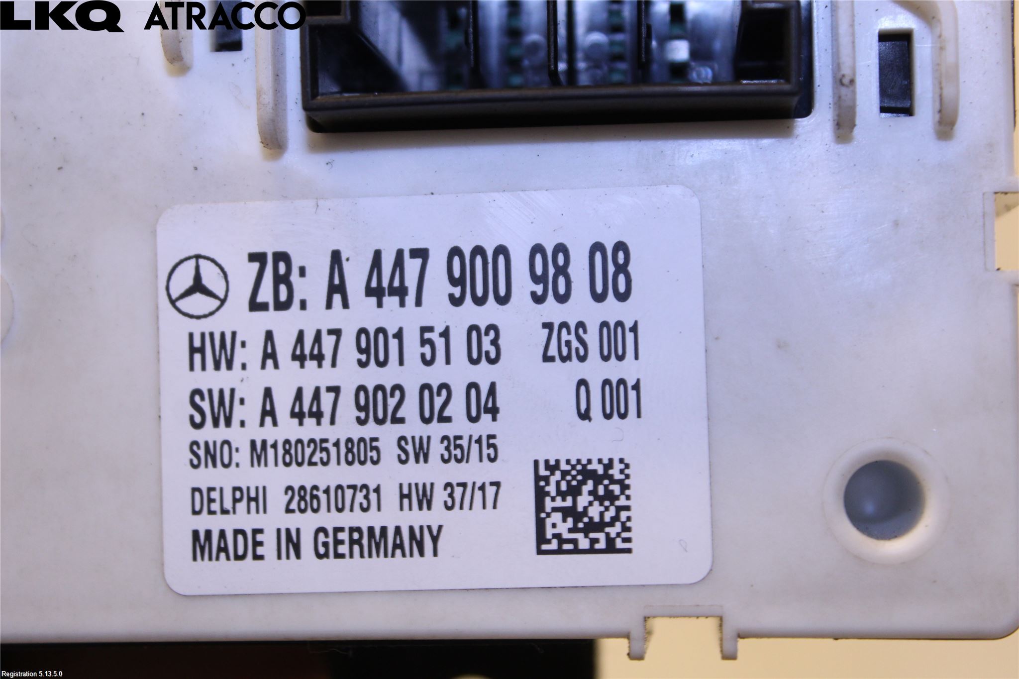 Mercedes-Benz MB VITO/V-KLASS (W640,W447,W448) 14- Styrenhet Övrigt