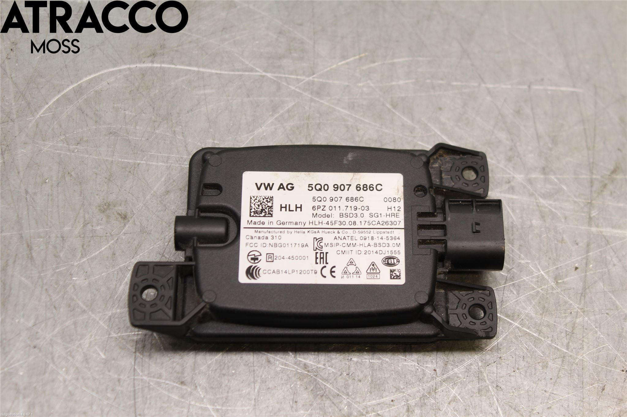 Volkswagen VW GOLF / E-GOLF VII 13-20 Styrenhet Parkeringshjälp