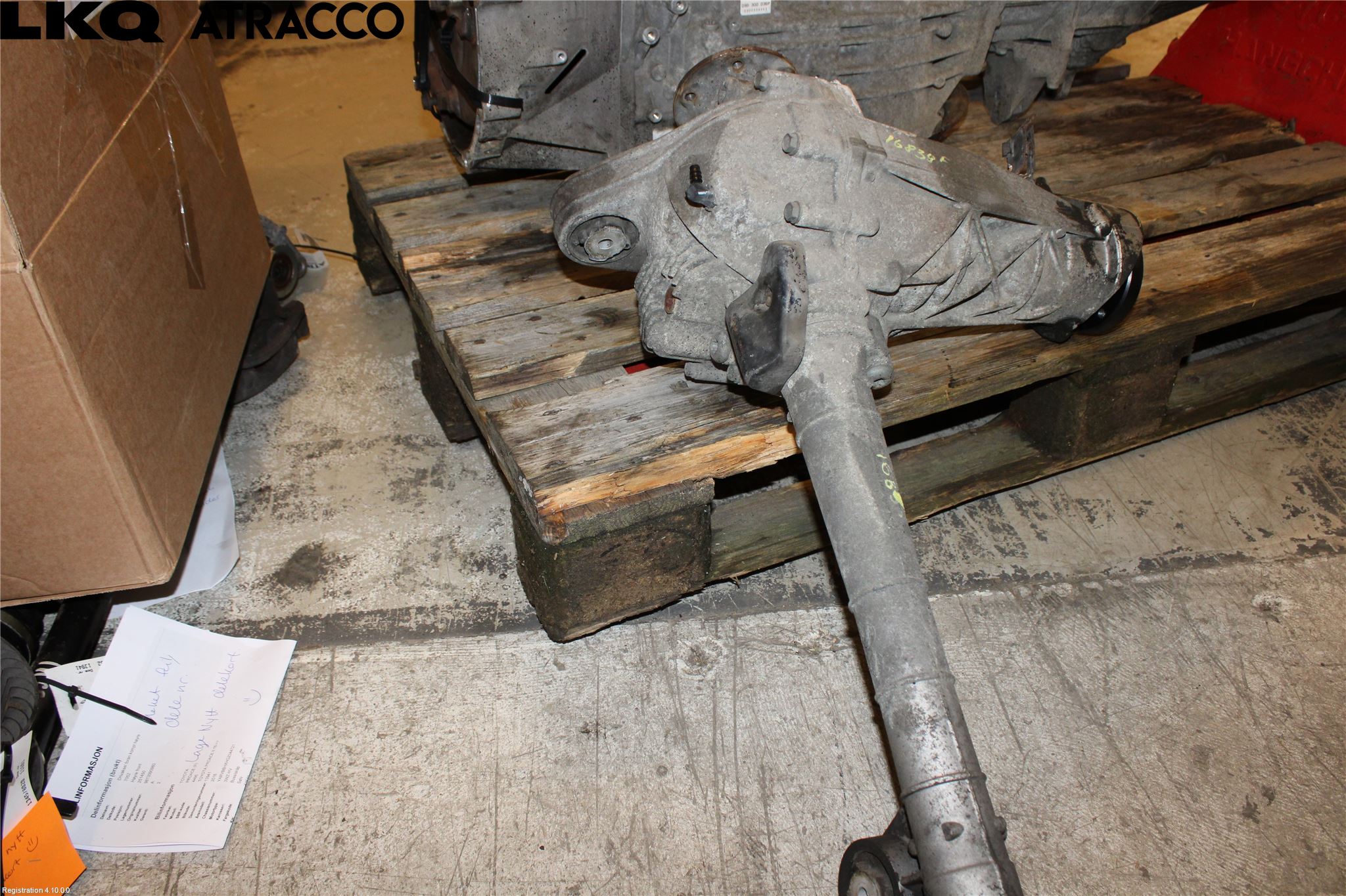 Porsche CAYENNE 03- Framvagn Diffrential