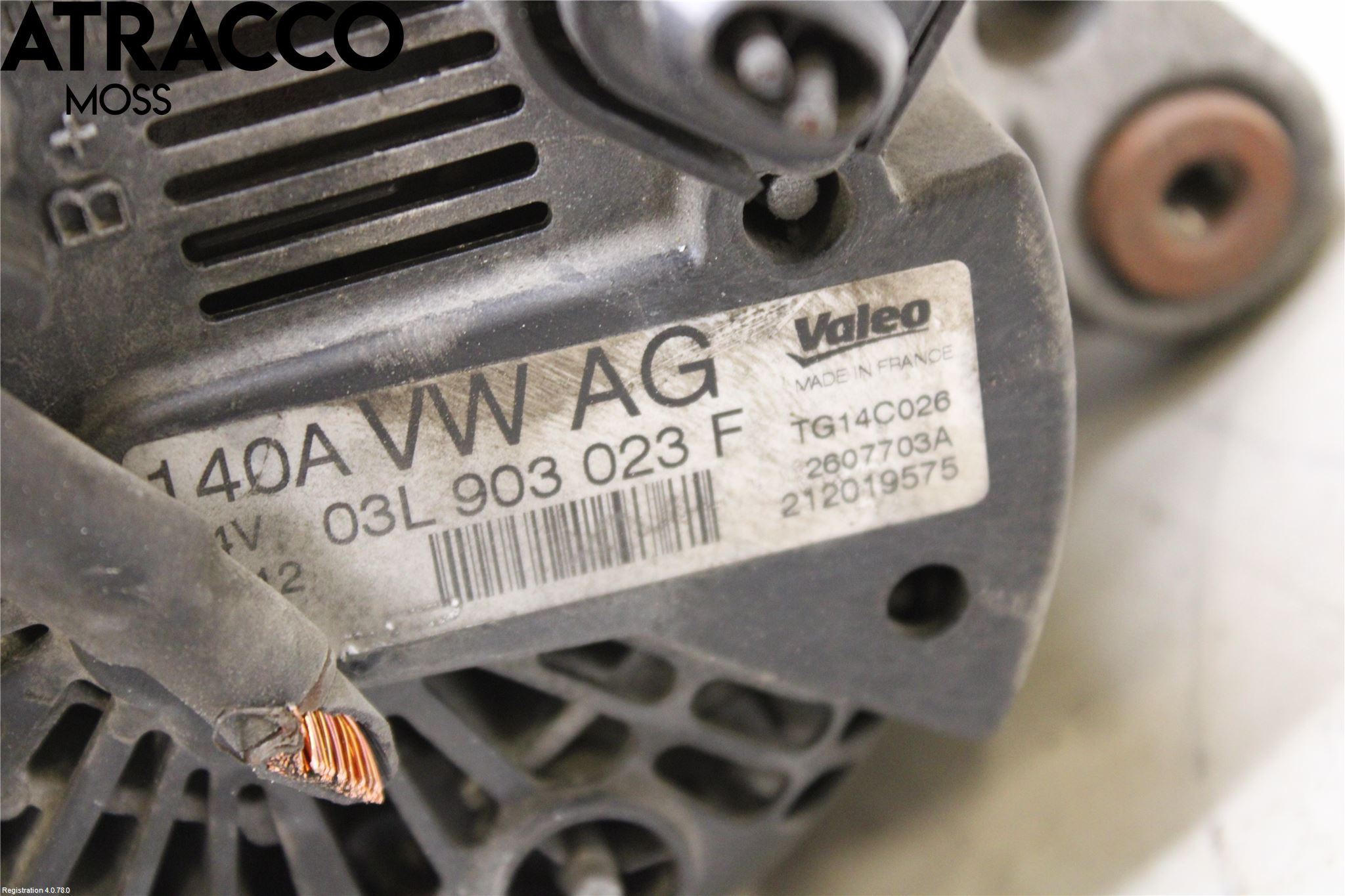 Volkswagen VW GOLF VI 09-13 Generator