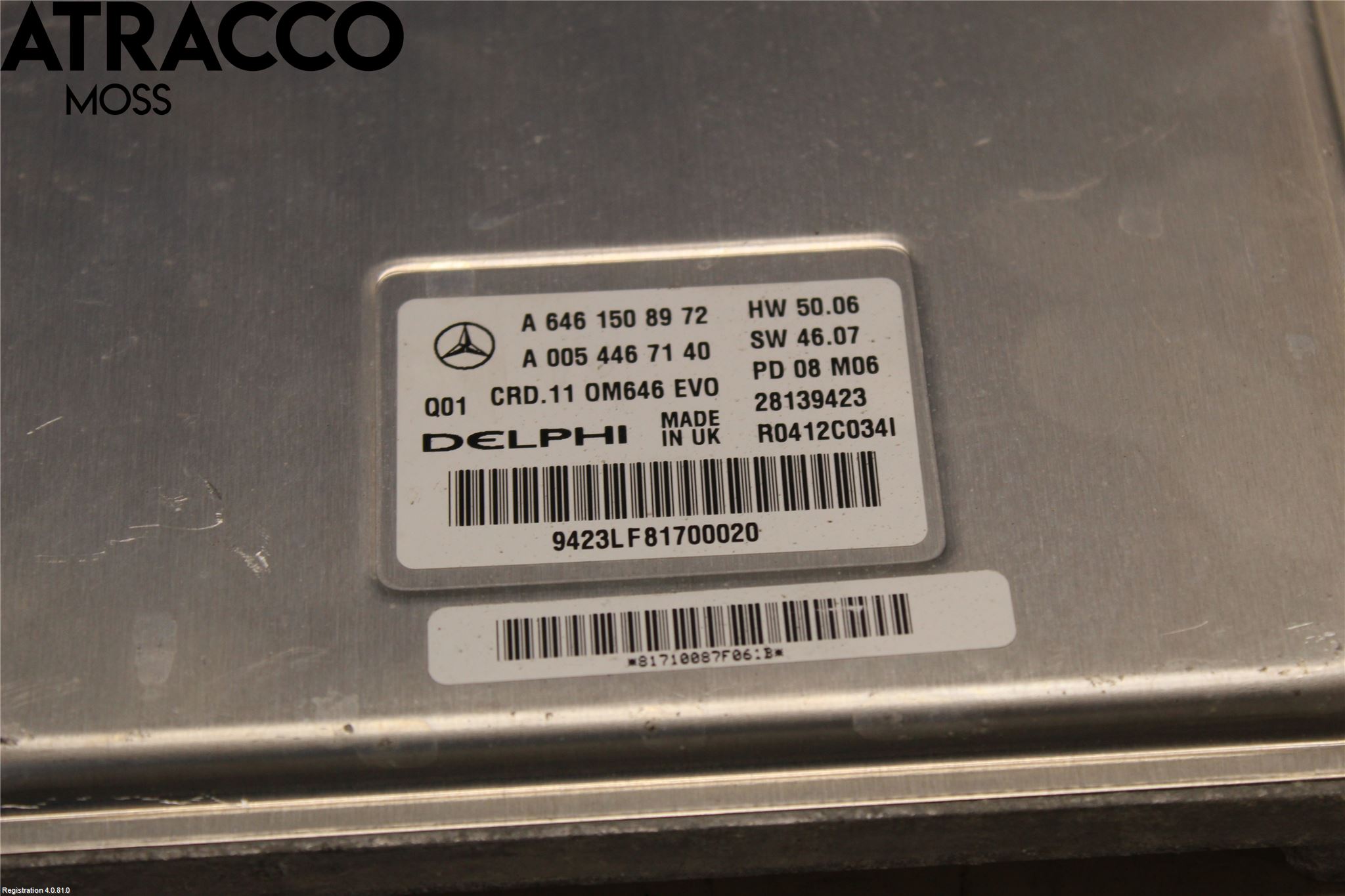 Mercedes-Benz MB C-KLASS (W204) 07-15 Styrenhet Insprut Bensin